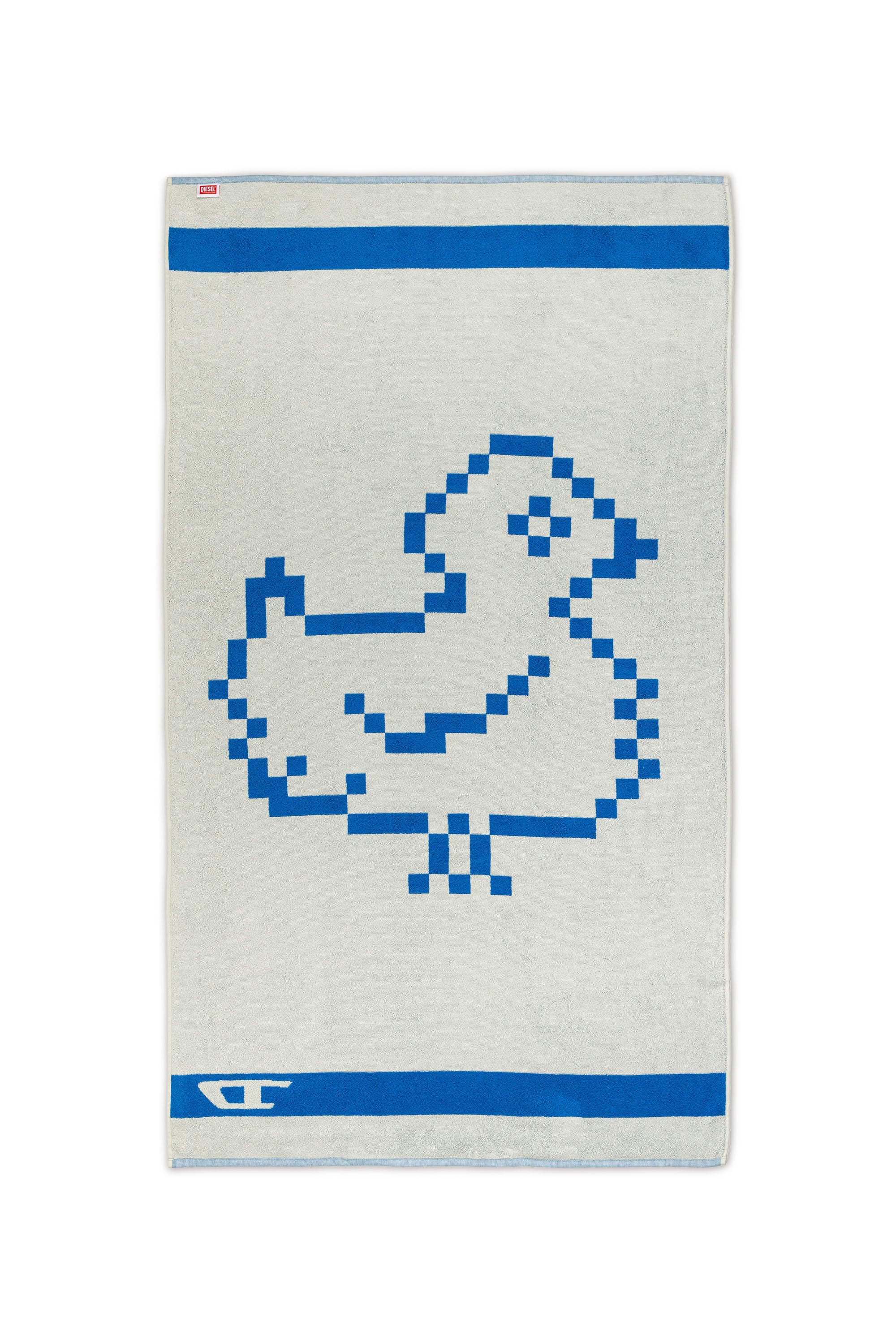 Diesel - 1018134  PIXEL TOYS 1 GREY/BLUE TOWEL, Telo in spugna 100x180 cm Unisex in Blu - 2