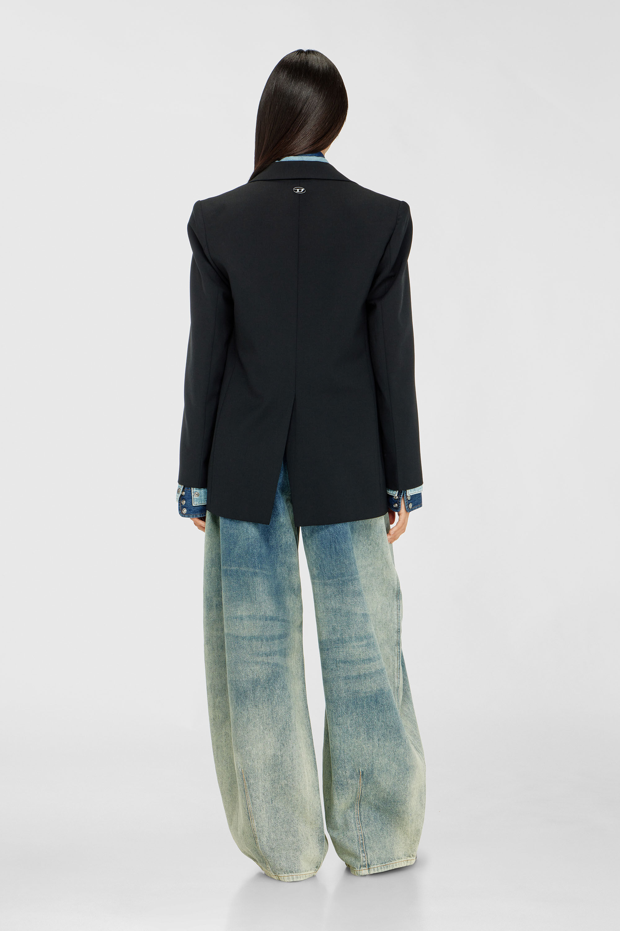 Diesel - Relaxed Jeans 1987 D-Khelz 007EF Donna, Blu medio - Image 3