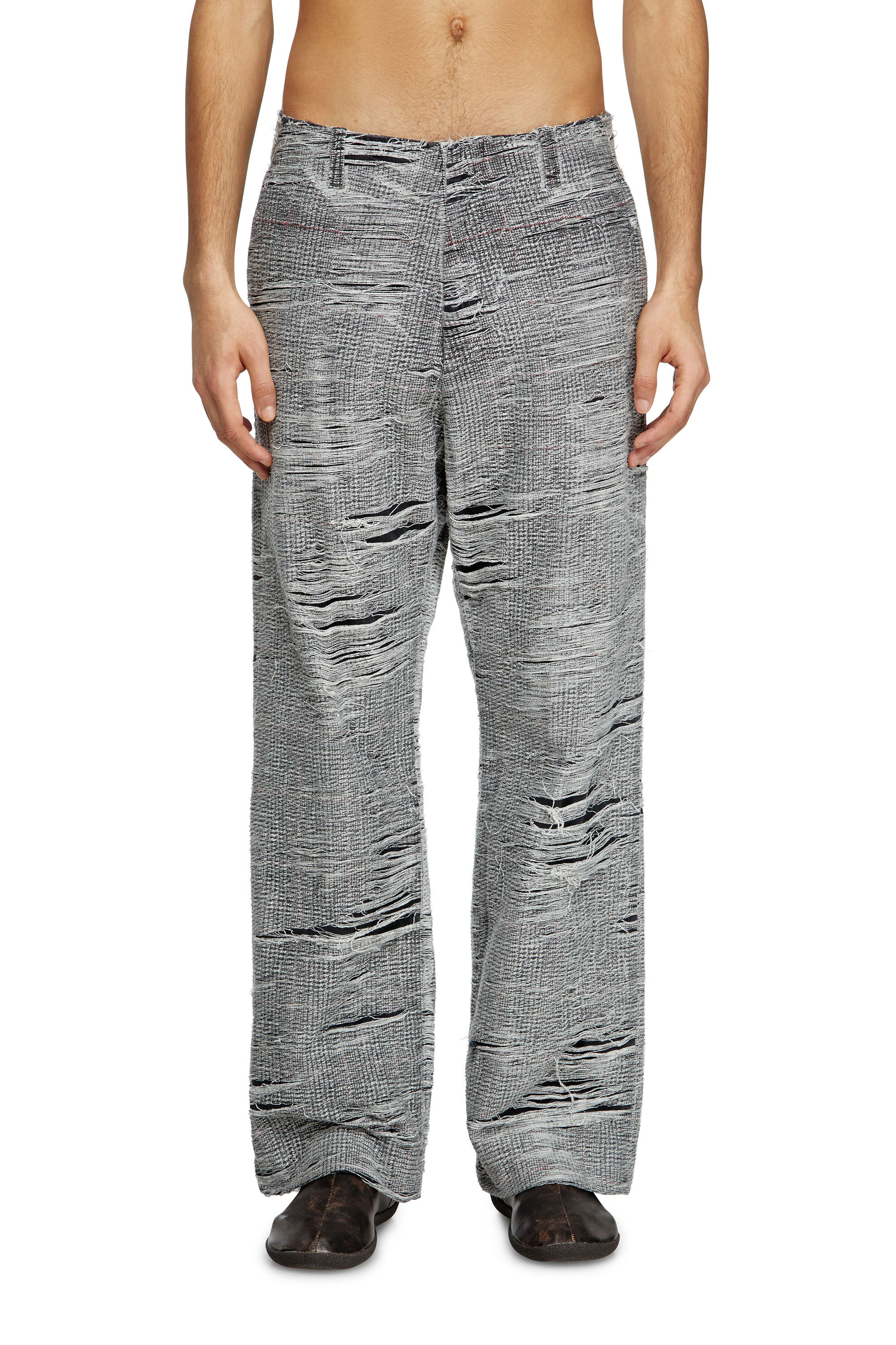 Diesel - Relaxed Jeans D-Boix 0CMBR Uomo, Grigio - Image 3