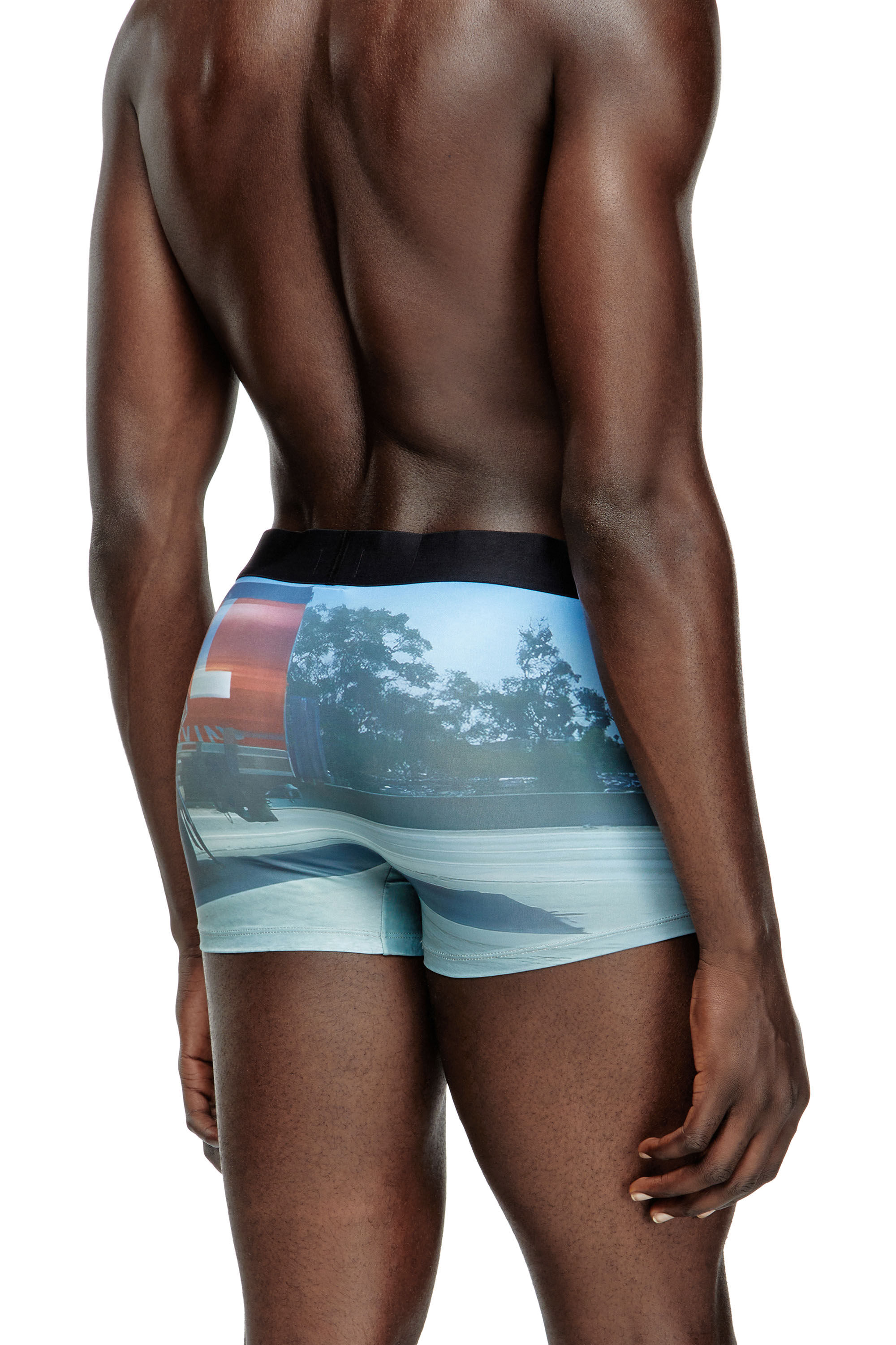 Diesel - DAMIEN-D-POP-40, Boxer con stampa Pop Uomo in Blu - 4