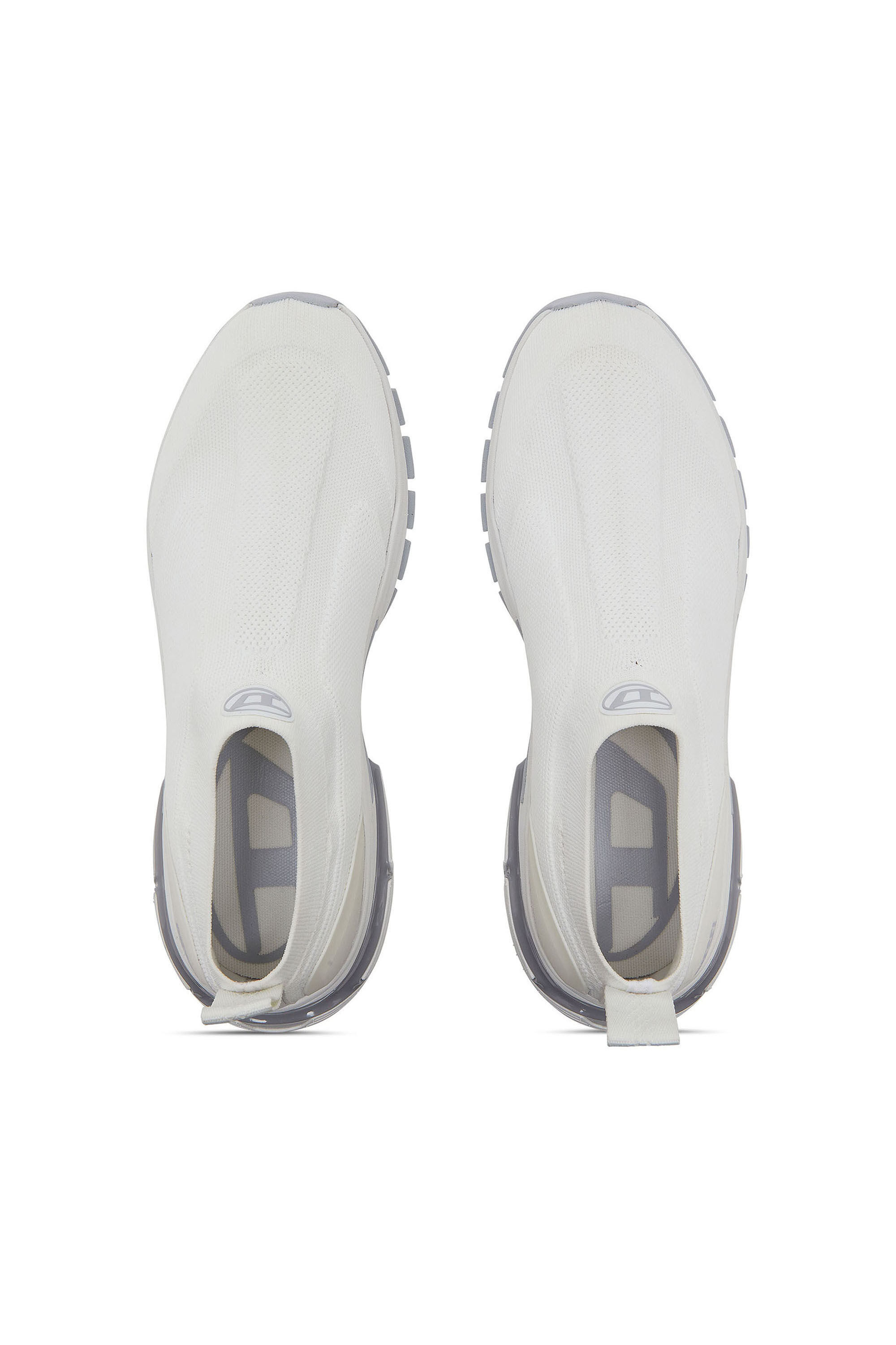 Diesel - S-PRO-V-DENSE-SOCKS, Pro-V-Dense-Sneakers a calzino in maglia slip-on Uomo in Bianco - 4