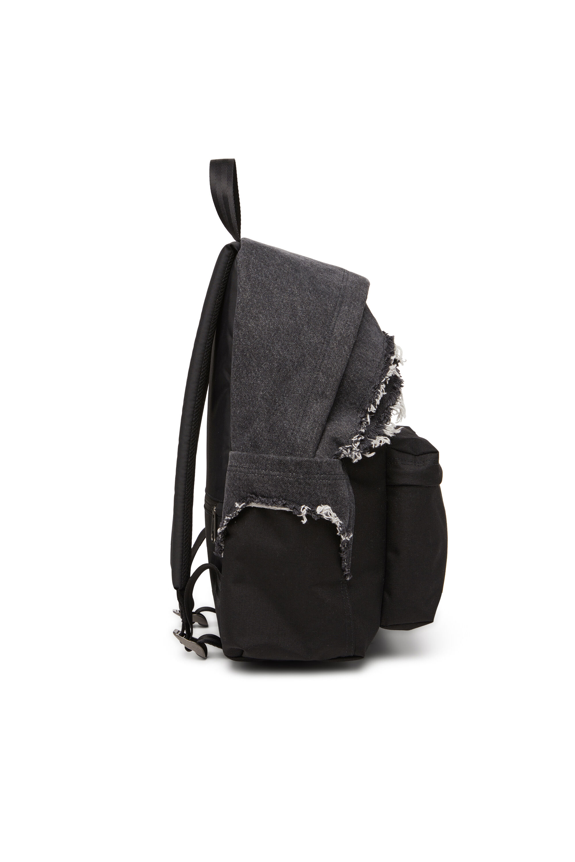 Diesel - DIESEL DAY PAK'R, Zaino in denim distressede CORDURA® Unisex in Nero - 3