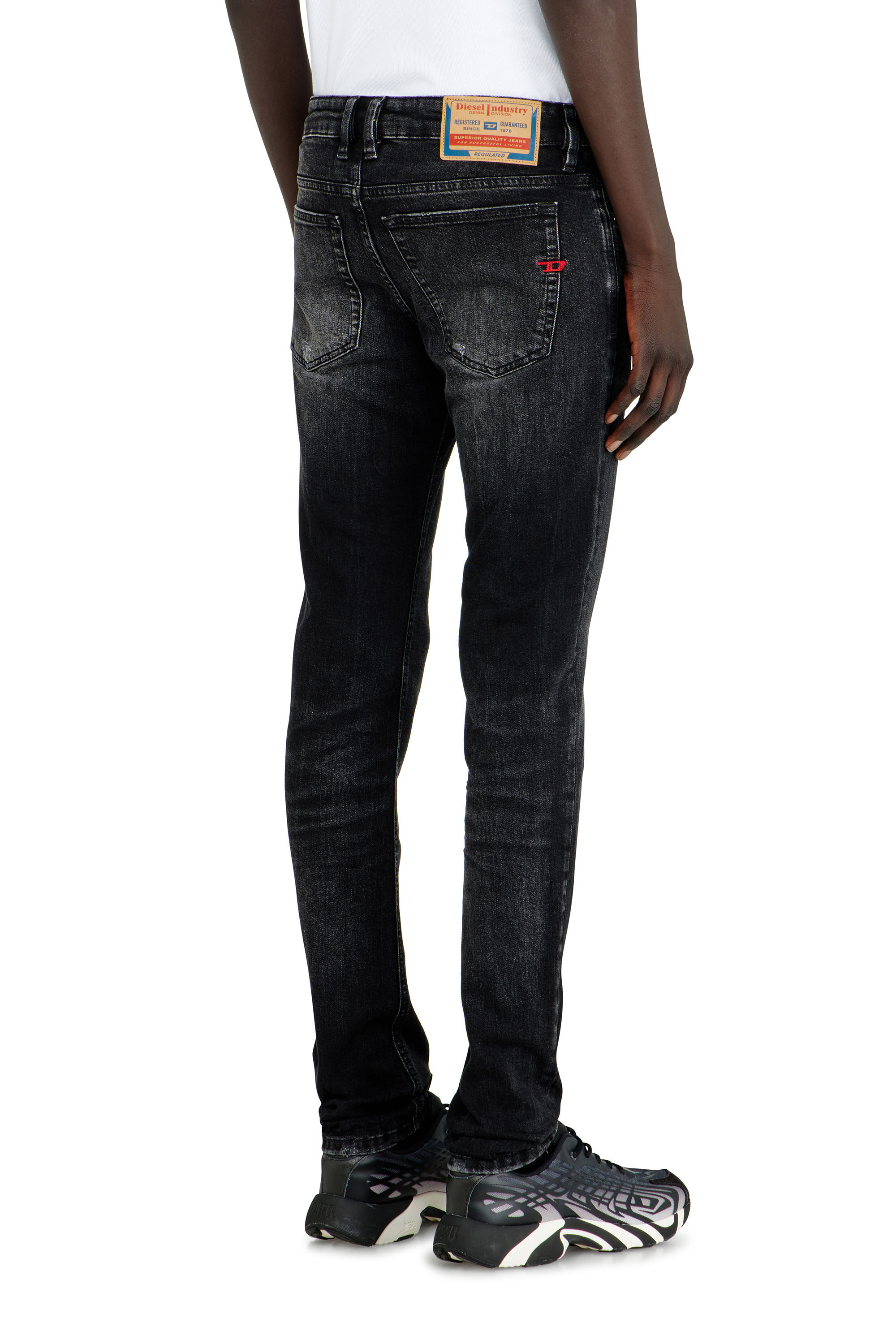 Men's Skinny Jeans | Black/Dark grey | Diesel 1979 Sleenker