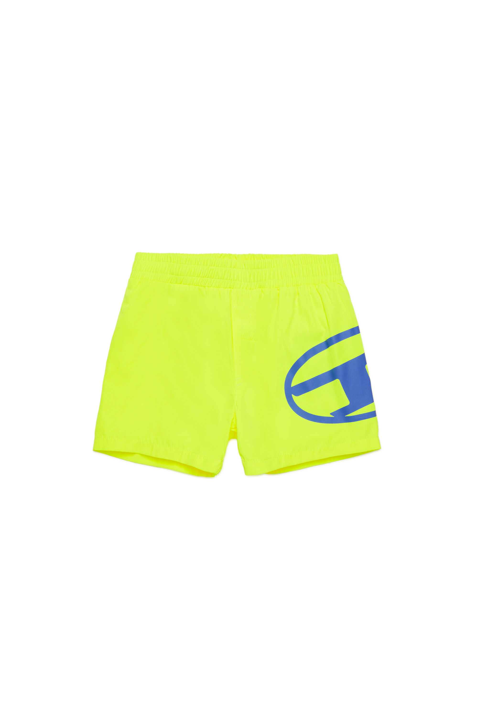 Diesel - MRULB, Pantaloncini da bagno con stampa Oval D Uomo in Giallo - 1