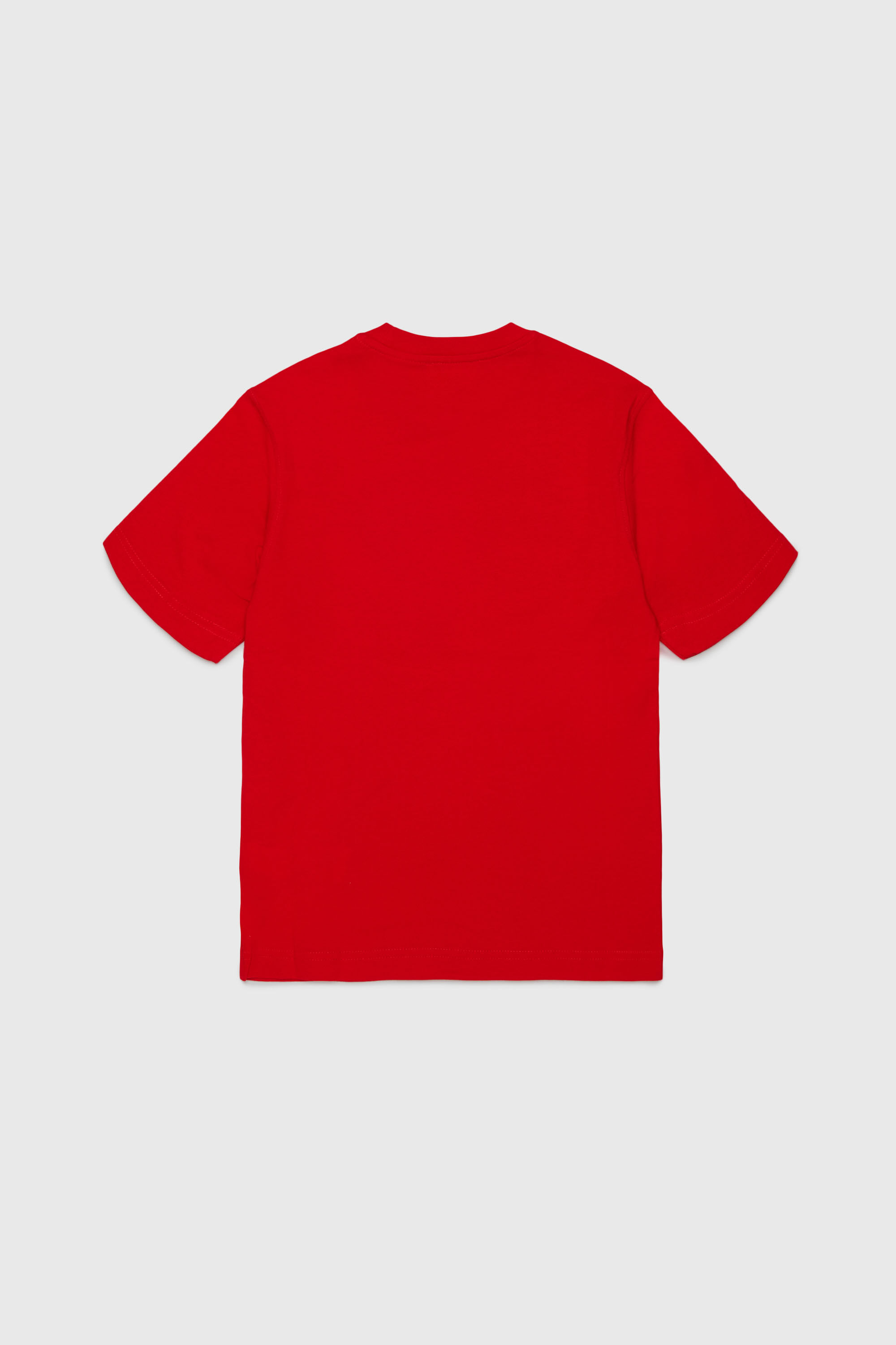 Diesel - TVEL OVER, T-shirt con stampa Oval D bicolore Uomo in Rosso - 2