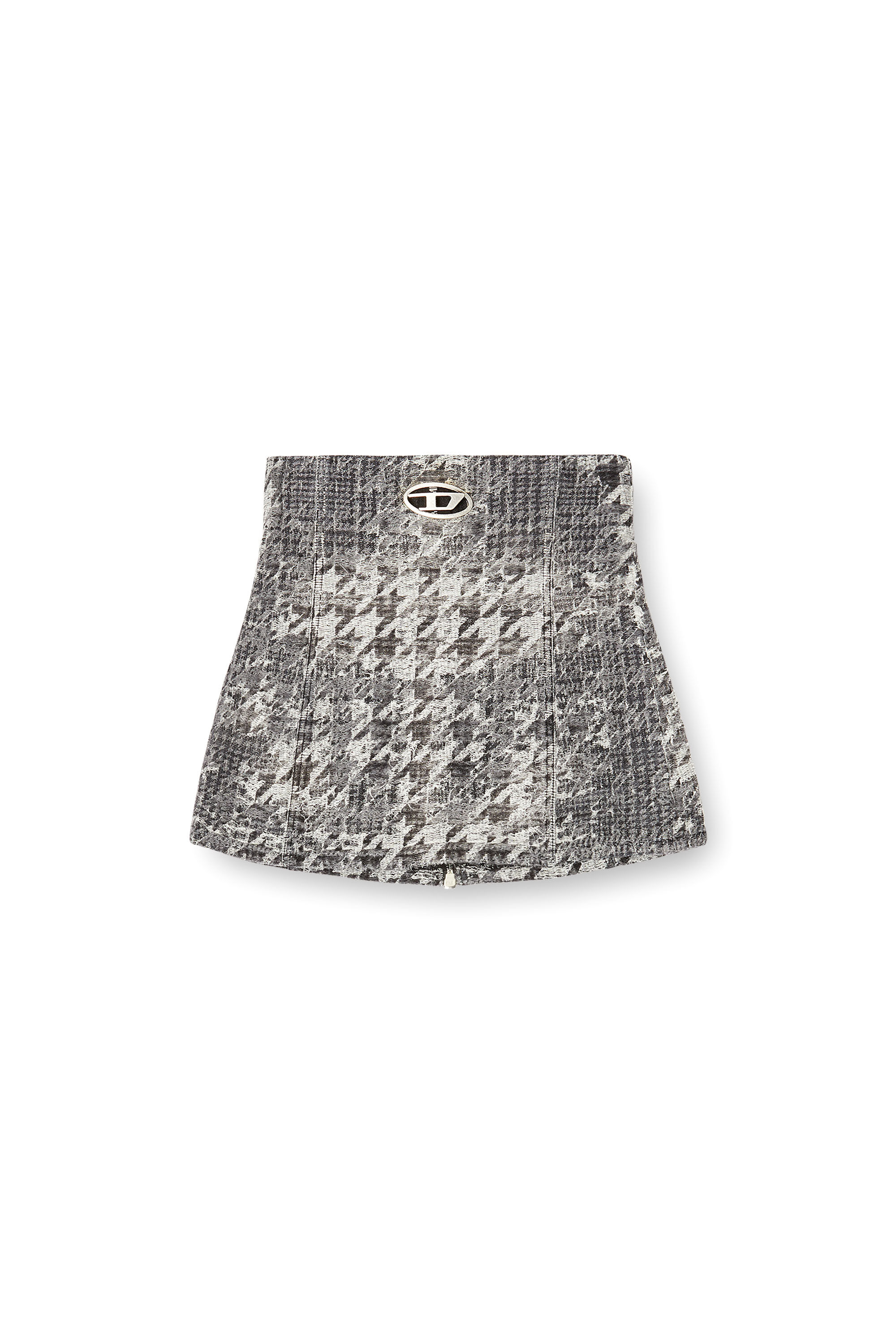 Diesel - DE-ORSET-FSH1, Baschina in denim jacquard motivo Prince of Wales Donna in Multicolor - 2