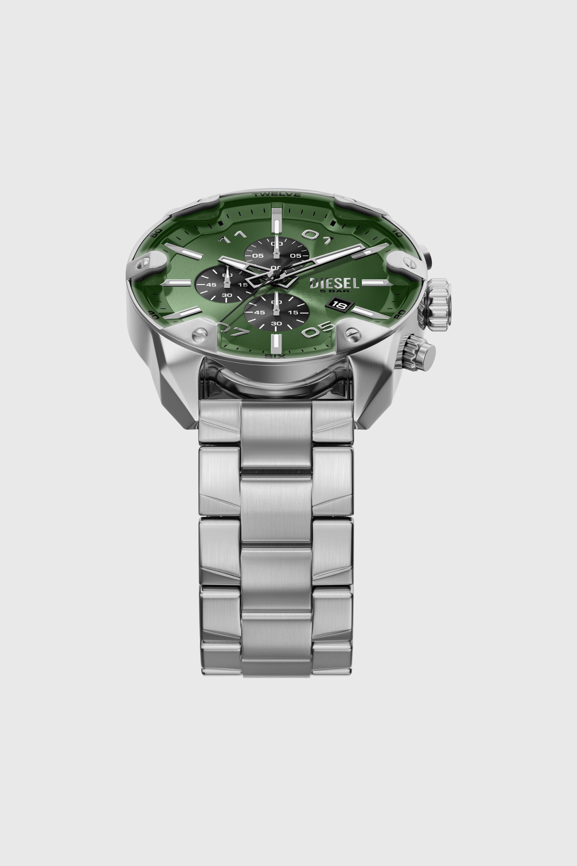 Diesel - DZ4712 WATCH, Orologio Spiked in acciaio inox con borchie Uomo in Argento - 4