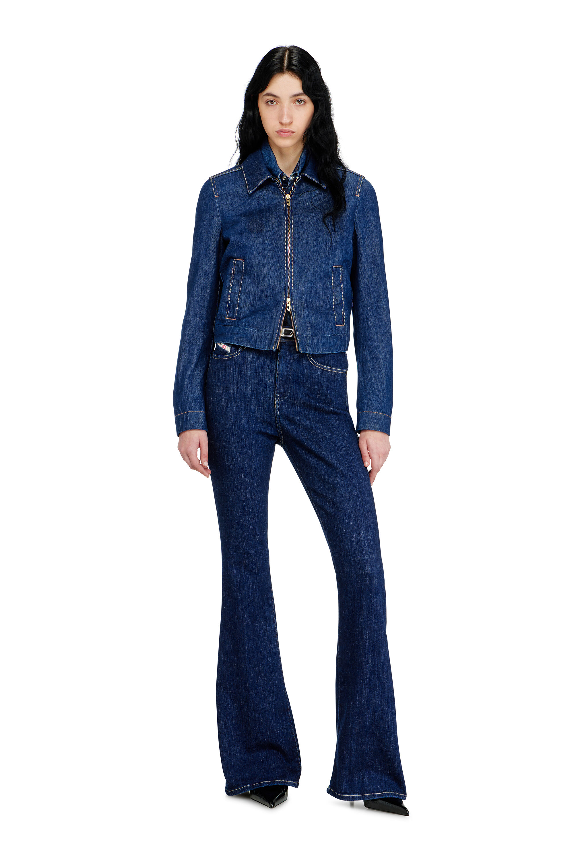 Diesel - Bootcut Jeans 1973 D-Partt 09Q03 Donna, Blu Scuro - Image 1