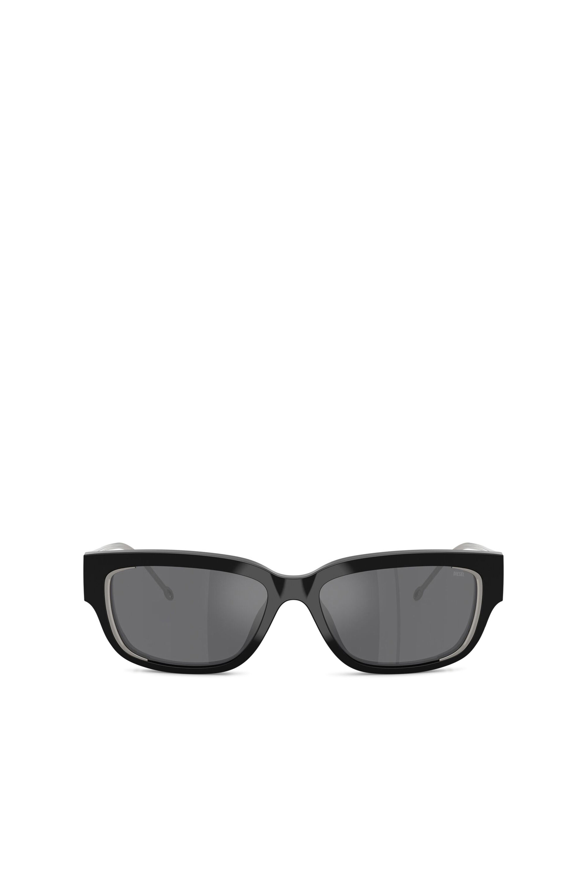 Diesel - 0DL2002 SIZE 56, Occhiali da sole rettangolari Unisex in Grigio - 1