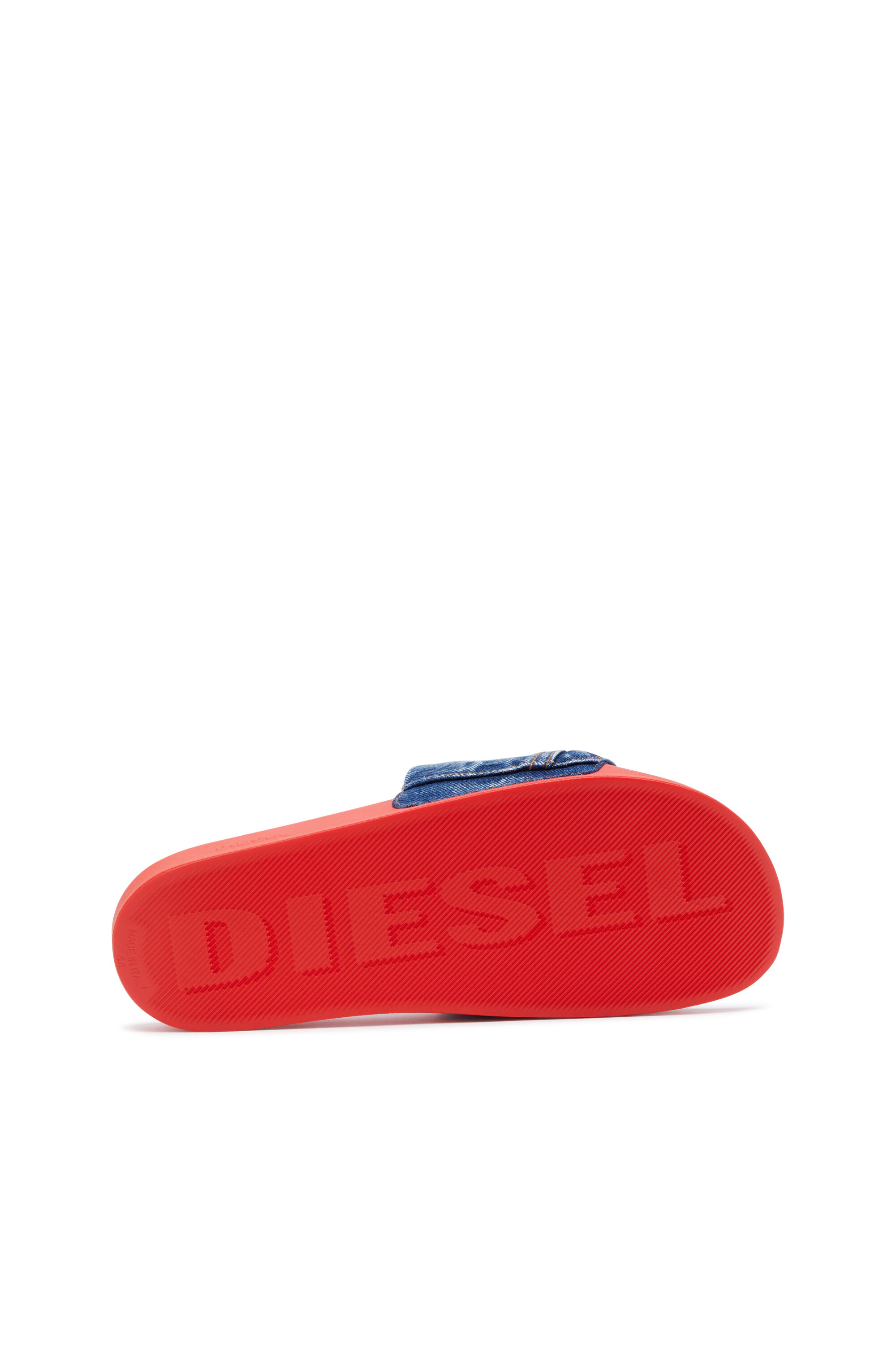 SA MAYEMI PK Uomo Ciabatte da piscina in denim con tasche Diesel