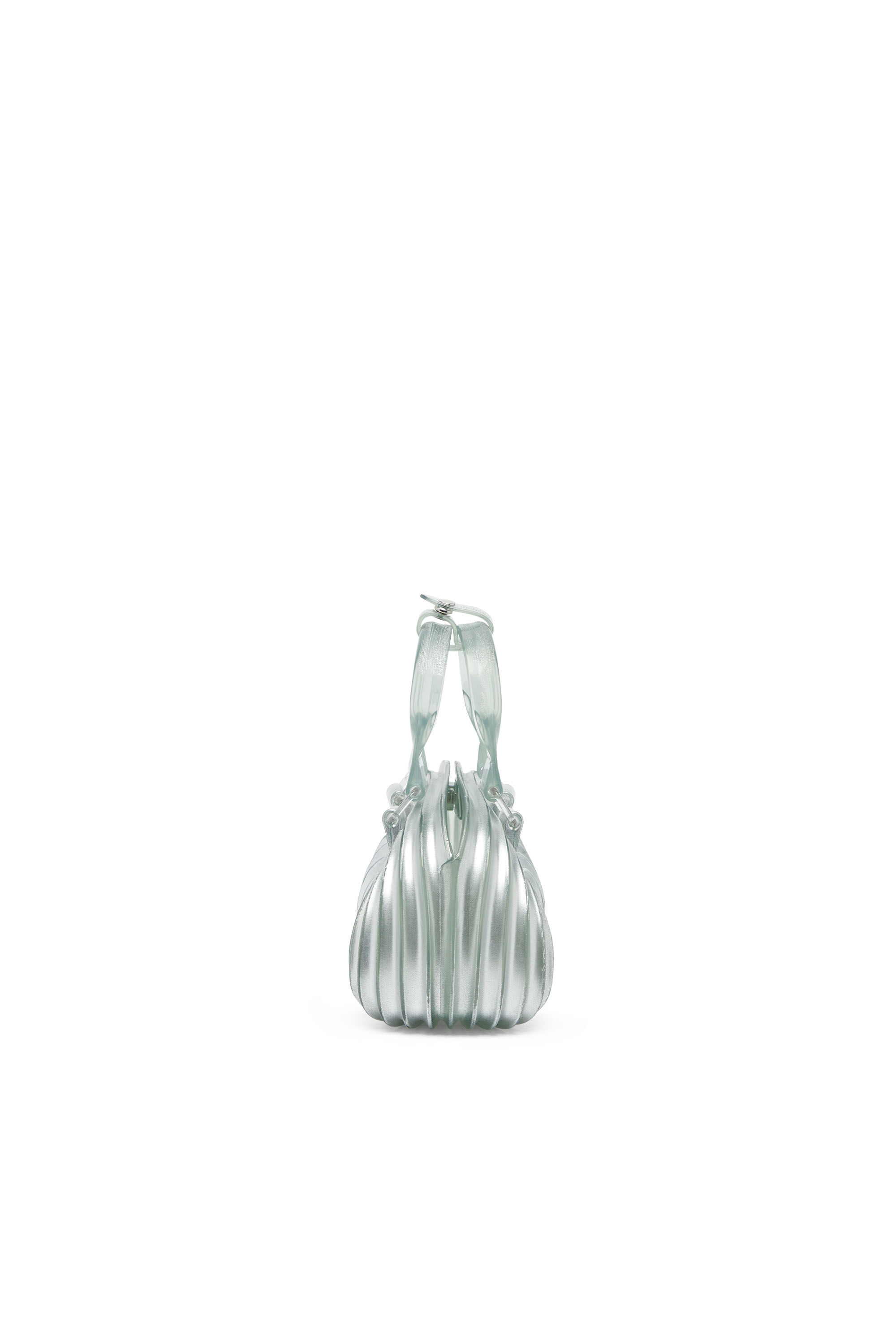 Diesel - MELISSA QUANTUM DOME, Quantum Dome &ndash; Borsa a mano in Melflex&reg; Donna in Argento - 5