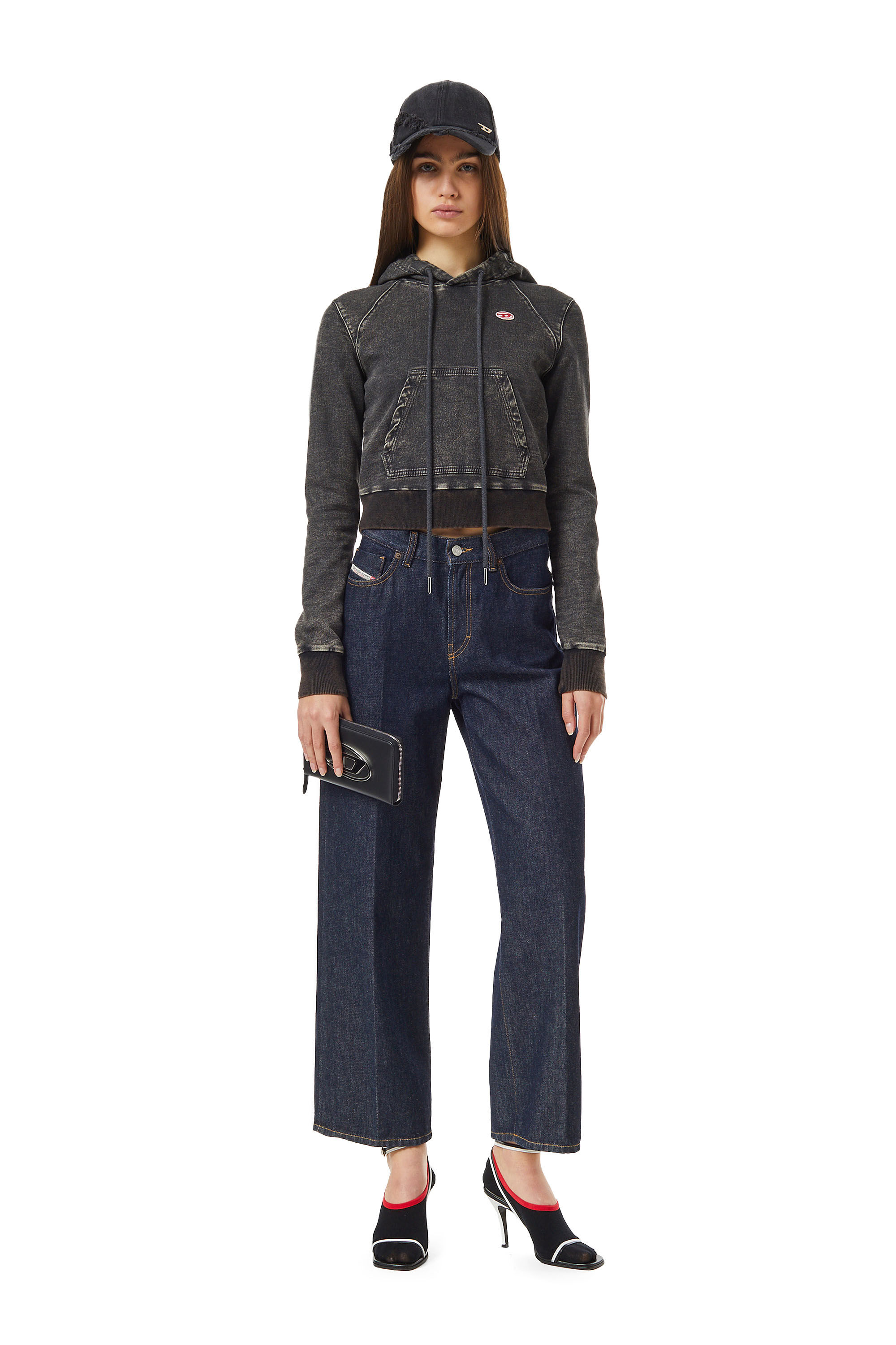 Diesel - 2000 Widee Z9C02 Bootcut and Flare Jeans, Blu Scuro - Image 1