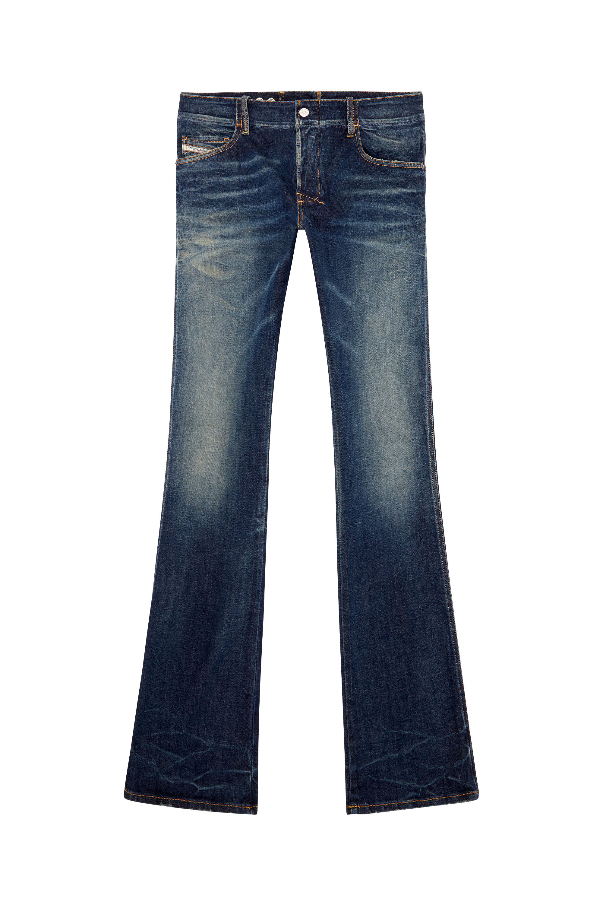Diesel - Man Bootcut Jeans D-Backler 09H79, Dark Blue - Image 2