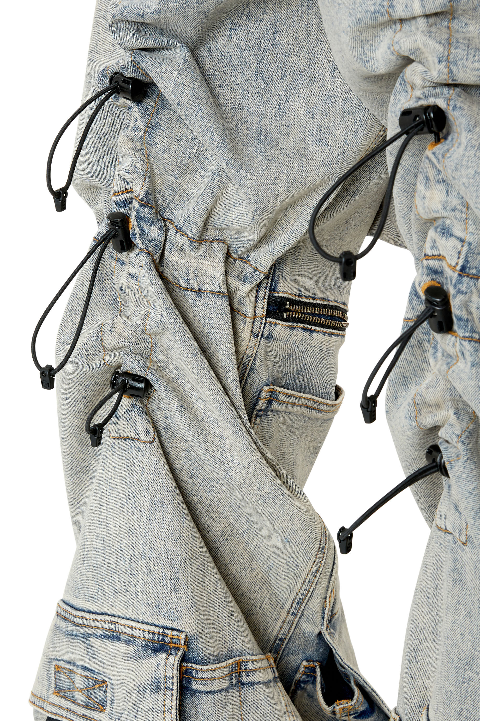 Diesel - D-Onlypockets 09F12 Straight Jeans, Blu medio - Image 5