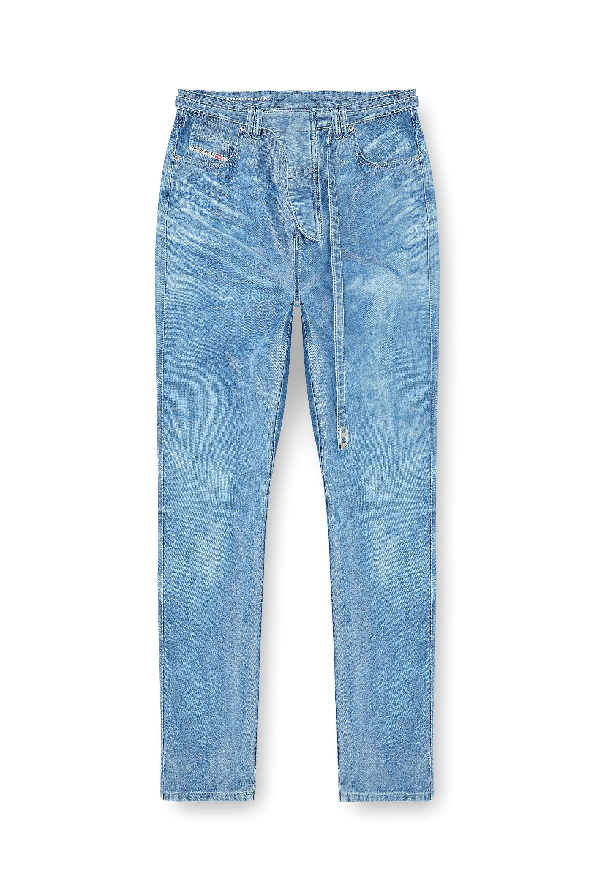 Diesel - Slim Jeans D-JUREN 09P23 Uomo, Blu Chiaro - Image 2