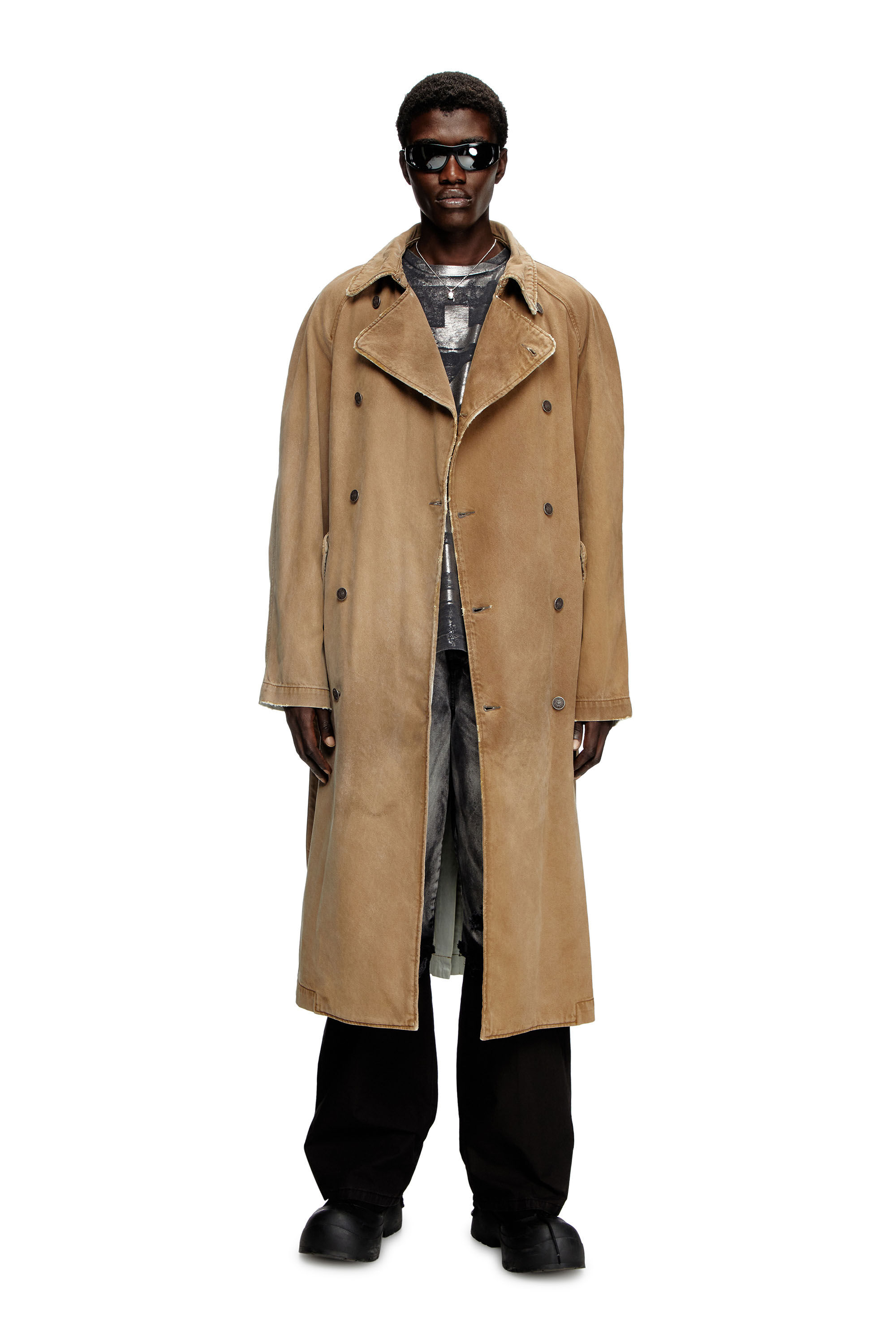 Diesel trench coat clearance