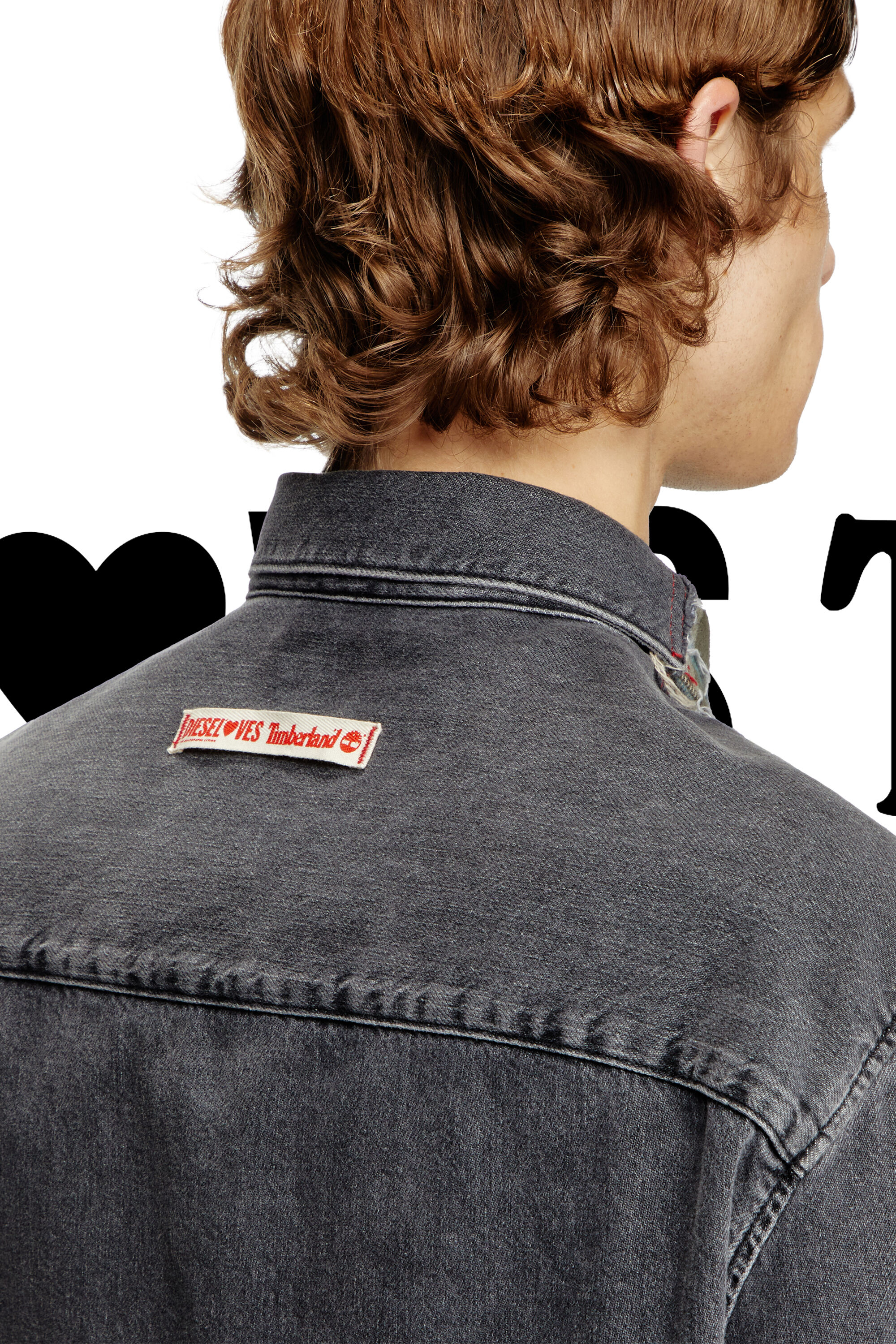 Diesel - Shirt Dieseloves 2B, Camicia in tessuto check e denim Unisex in Multicolor - 2