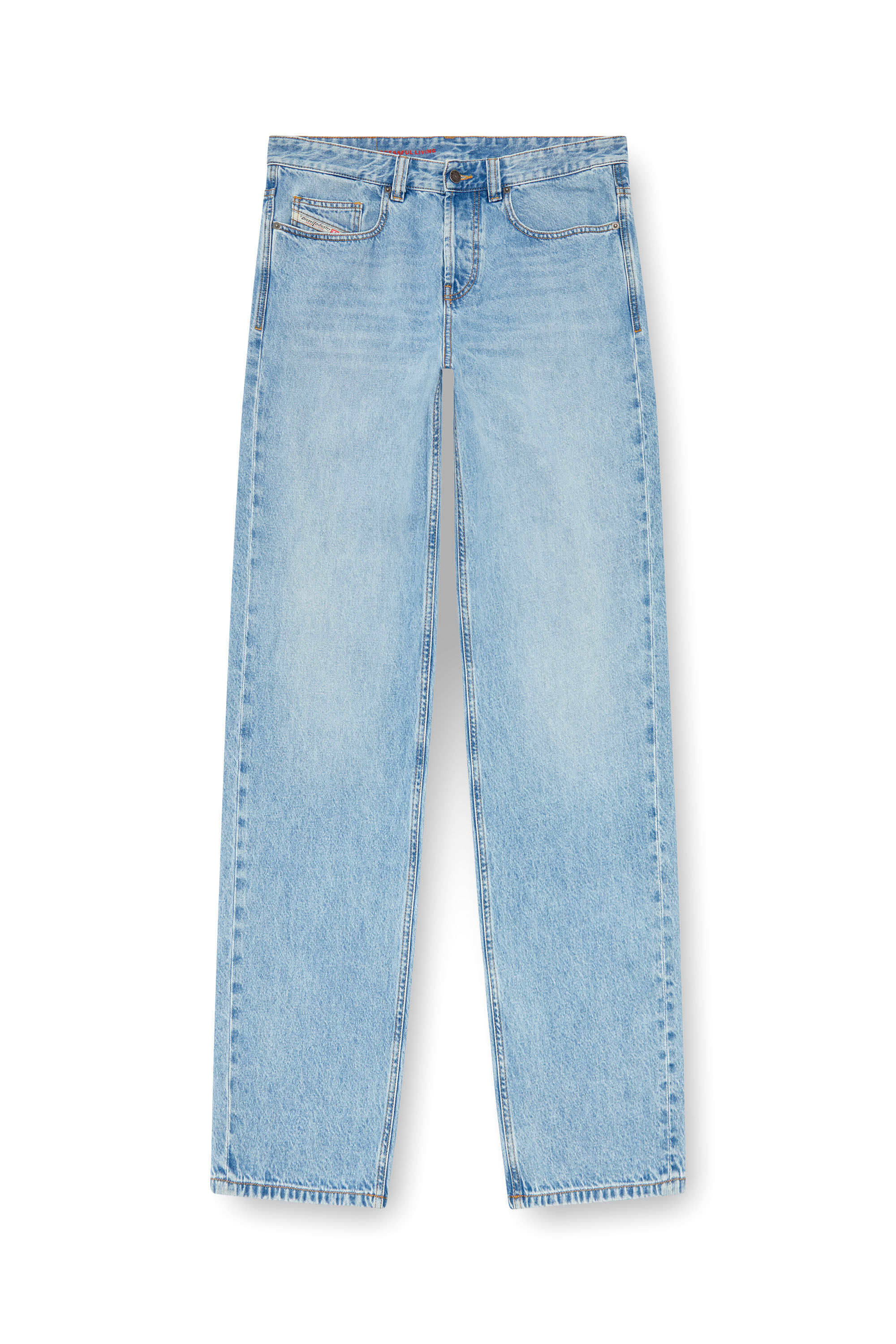 Jeans Uomo Relaxed Blu Chiaro 2001 D Macro Diesel