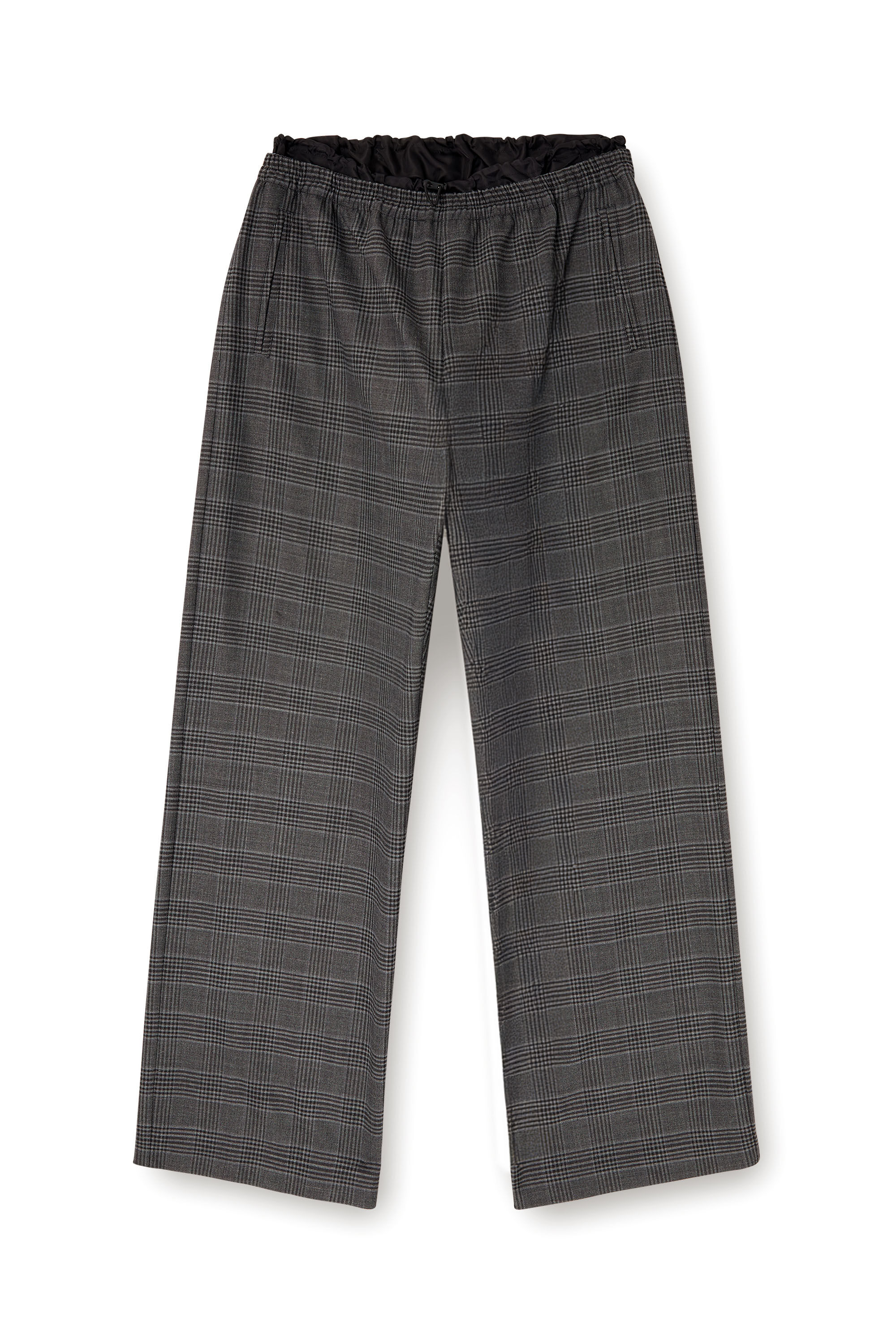 Diesel - P-YRITE, Pantaloni in lana con tasche a filo Donna in Nero - 2