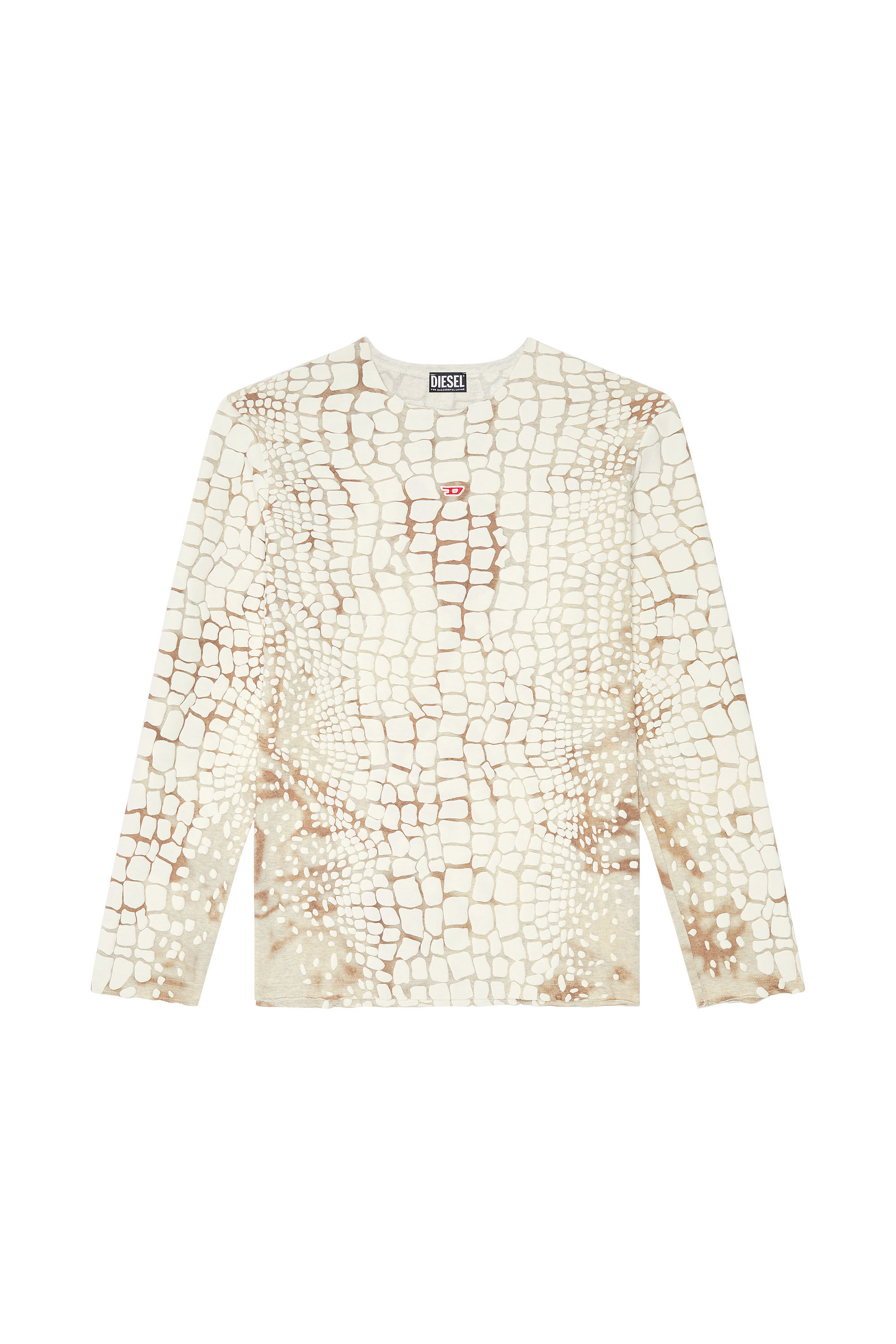 Diesel - T-JUS-LS, Bianco/Beige - Image 2