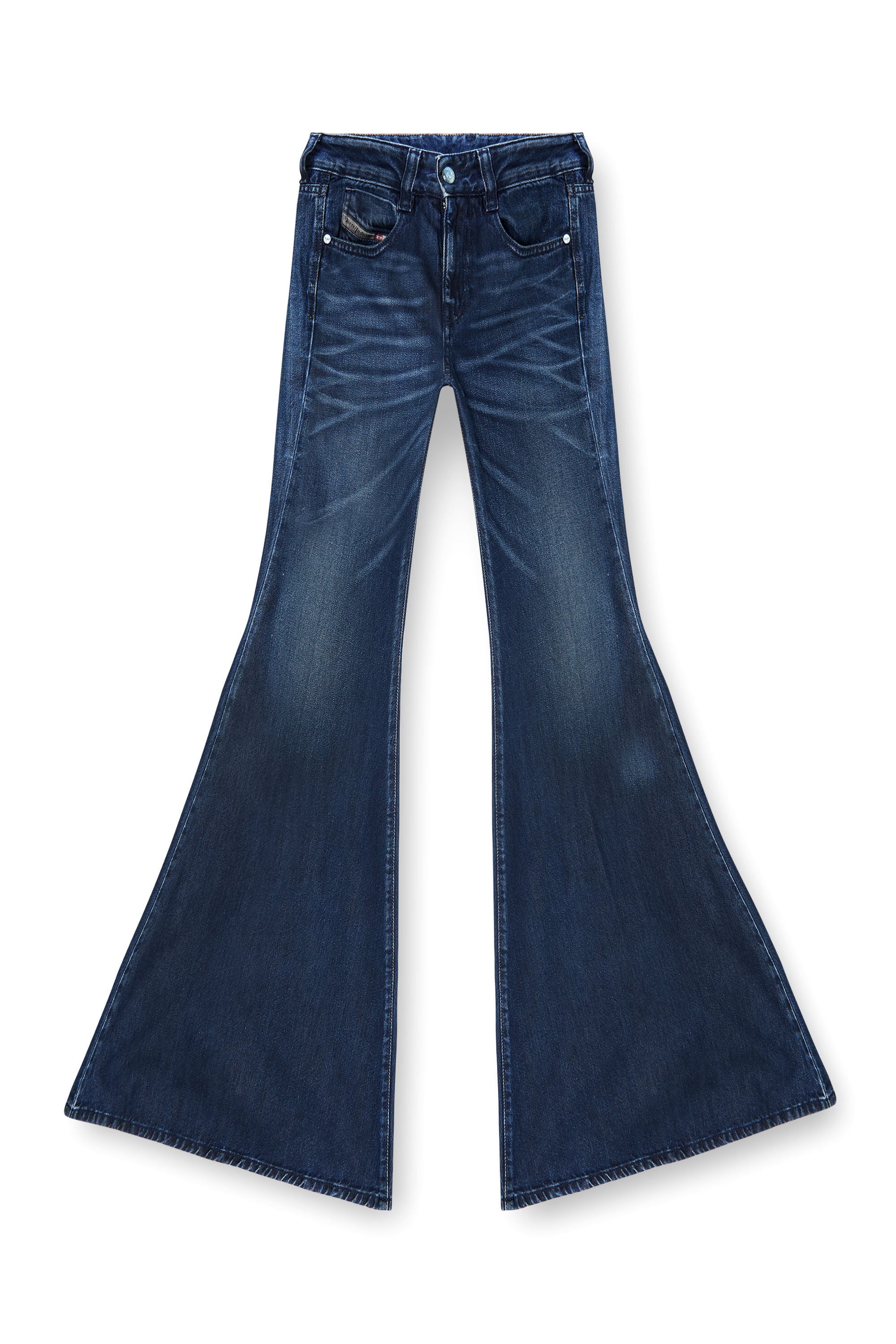 Diesel - Woman's Flare Jeans 1970 D-Bleess 09N21, Dark Blue - 6