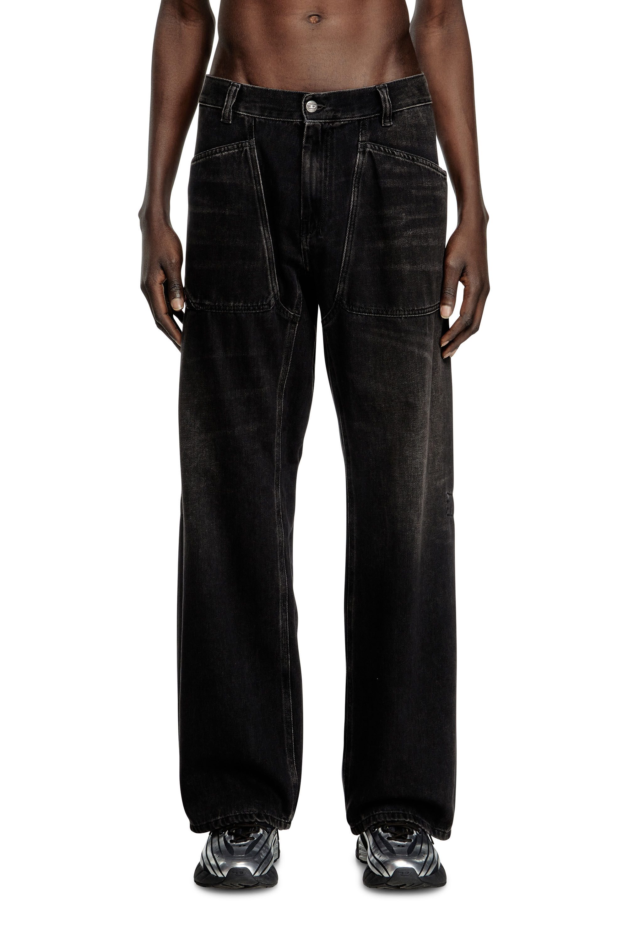 喜ばれる誕生日プレゼント Men's D-Zeta Diesel | grey Black/Dark | Jeans Relaxed パンツ