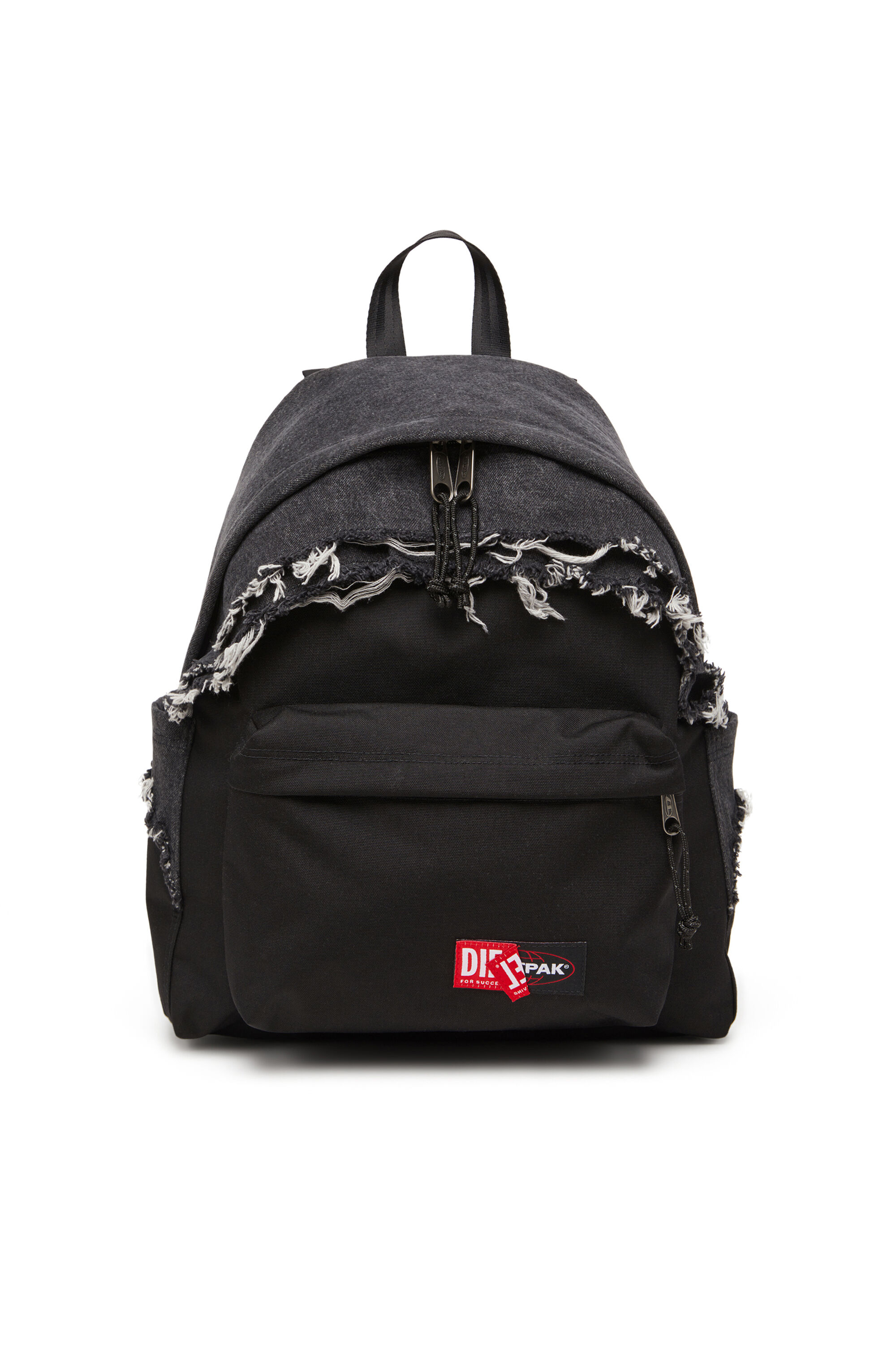 Diesel - DIESEL DAY PAK'R, Zaino in denim distressede CORDURA® Unisex in Nero - 1