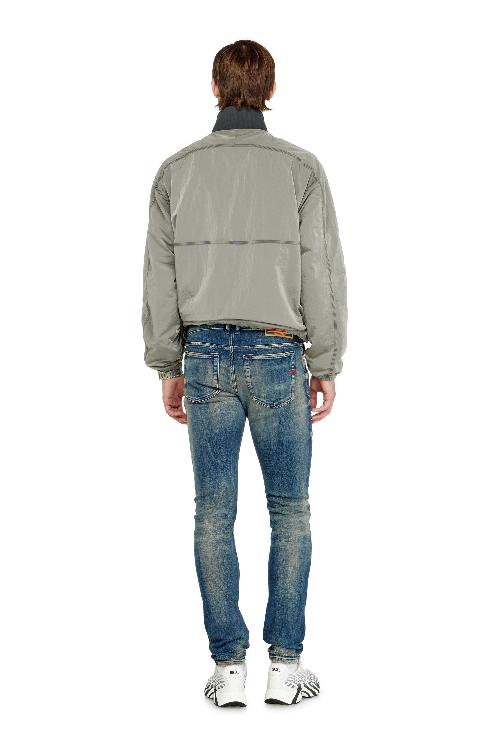 Diesel - Skinny Jeans 1979 Sleenker 09P68 Uomo, Blu Scuro - Image 3
