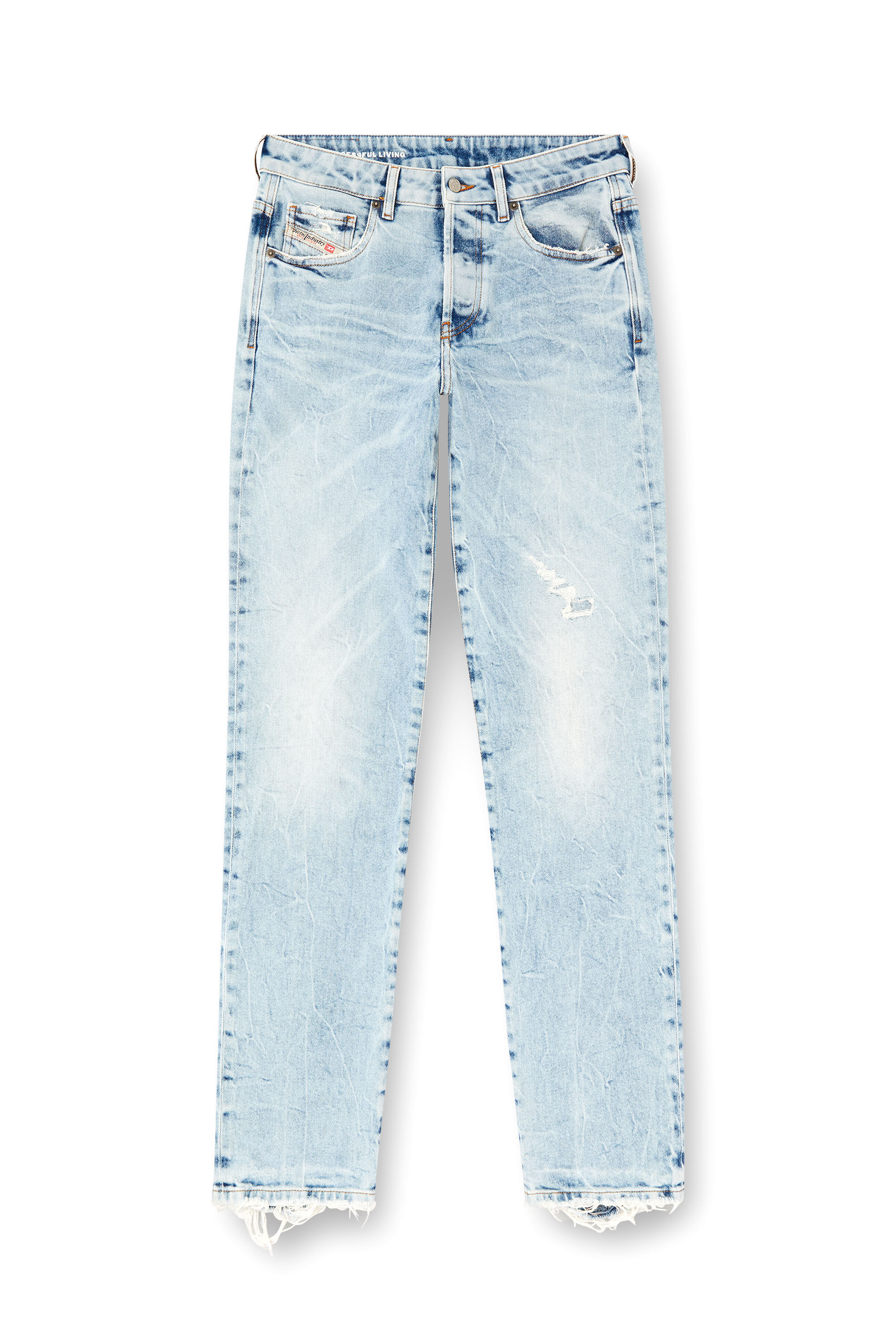 Diesel - Regular Jeans 1989 D-Mine 09L31 Donna, Blu Chiaro - Image 2