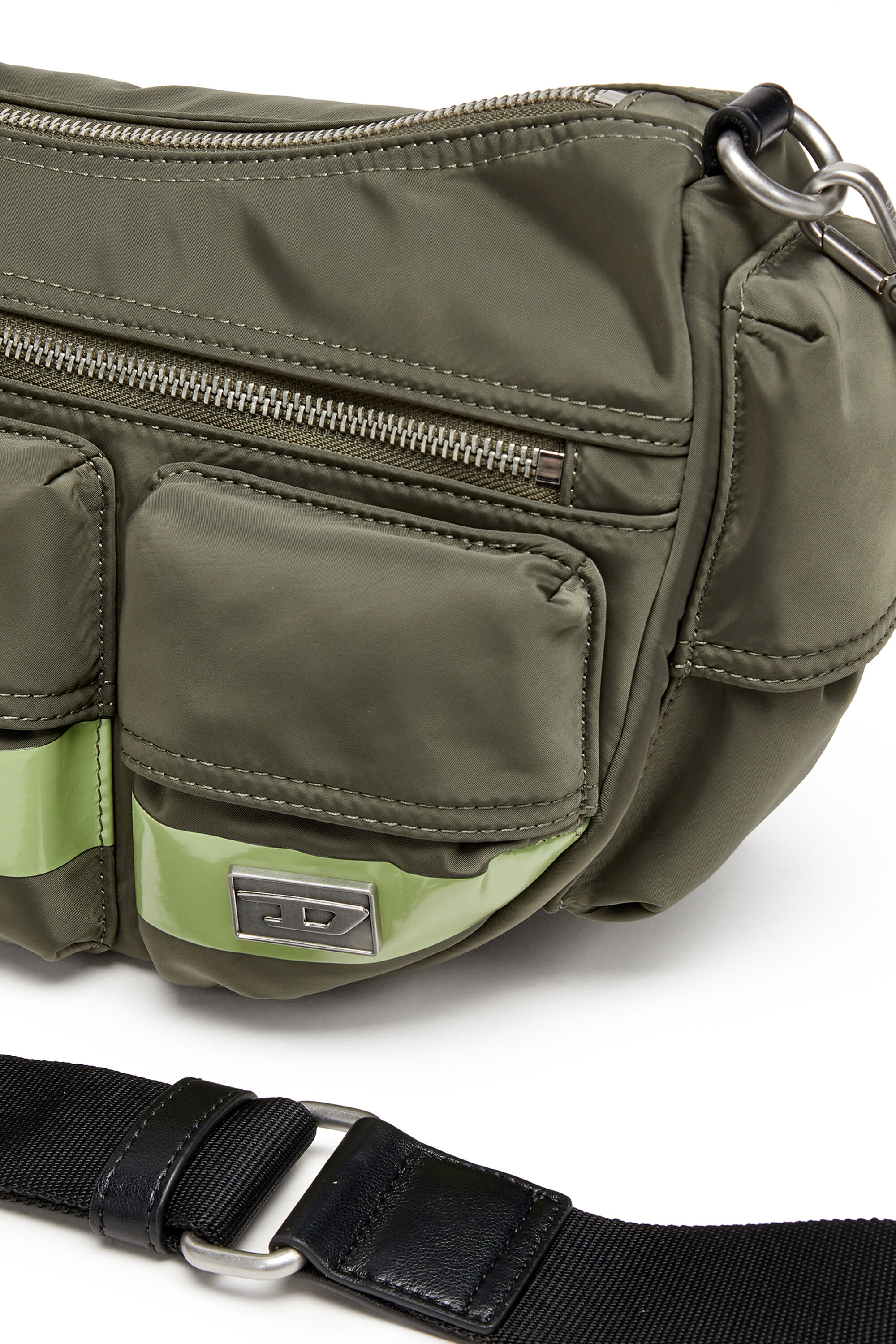 Diesel - MULTI-PKTS SHOULDER BAG X, Multi-Pkts - Borsa a spalla con design color block Unisex in Multicolor - 5