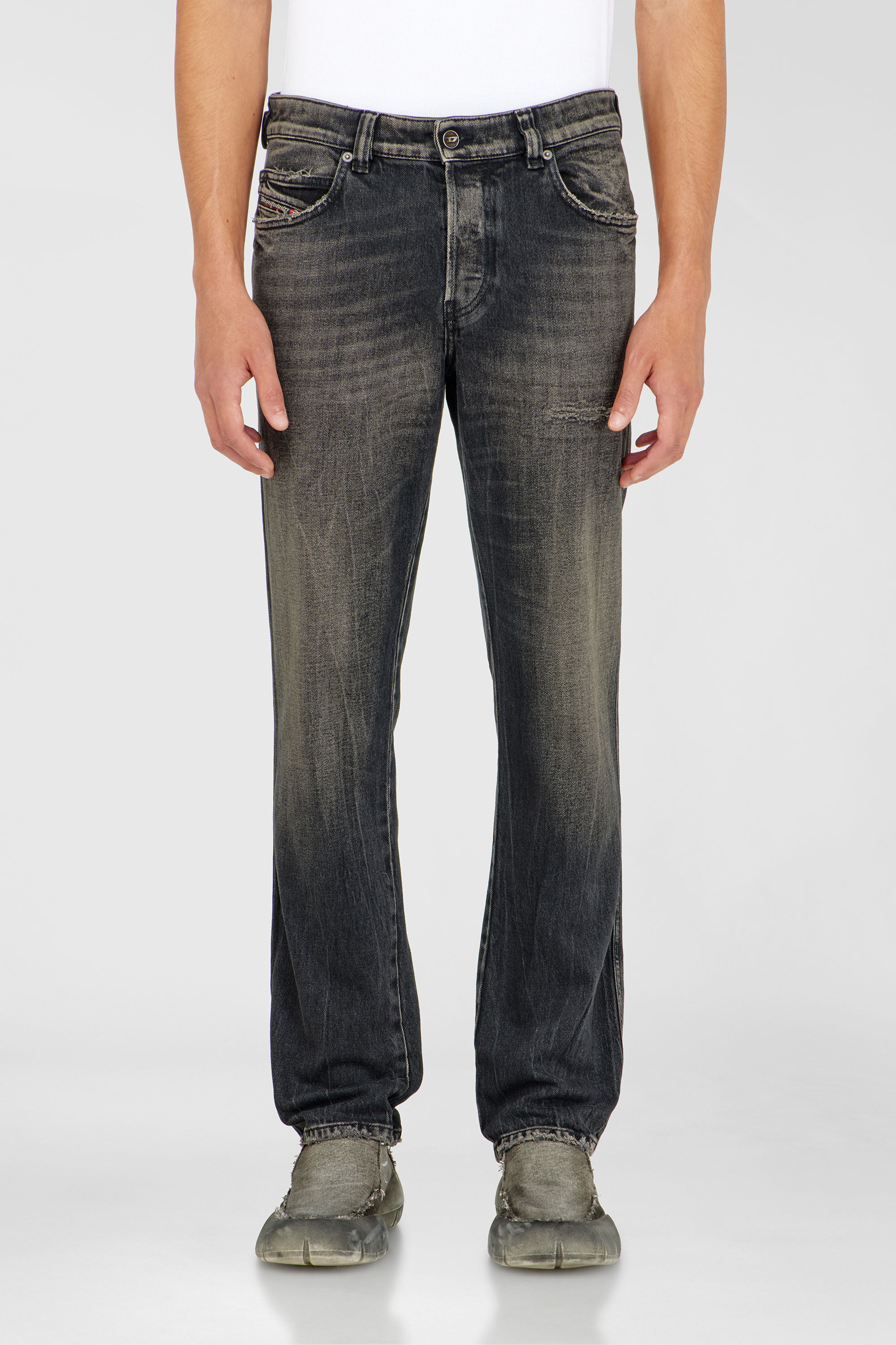 Diesel - Slim Jeans 1993 D-Vyl 09P46 Uomo, Nero/Grigio scuro - Image 4