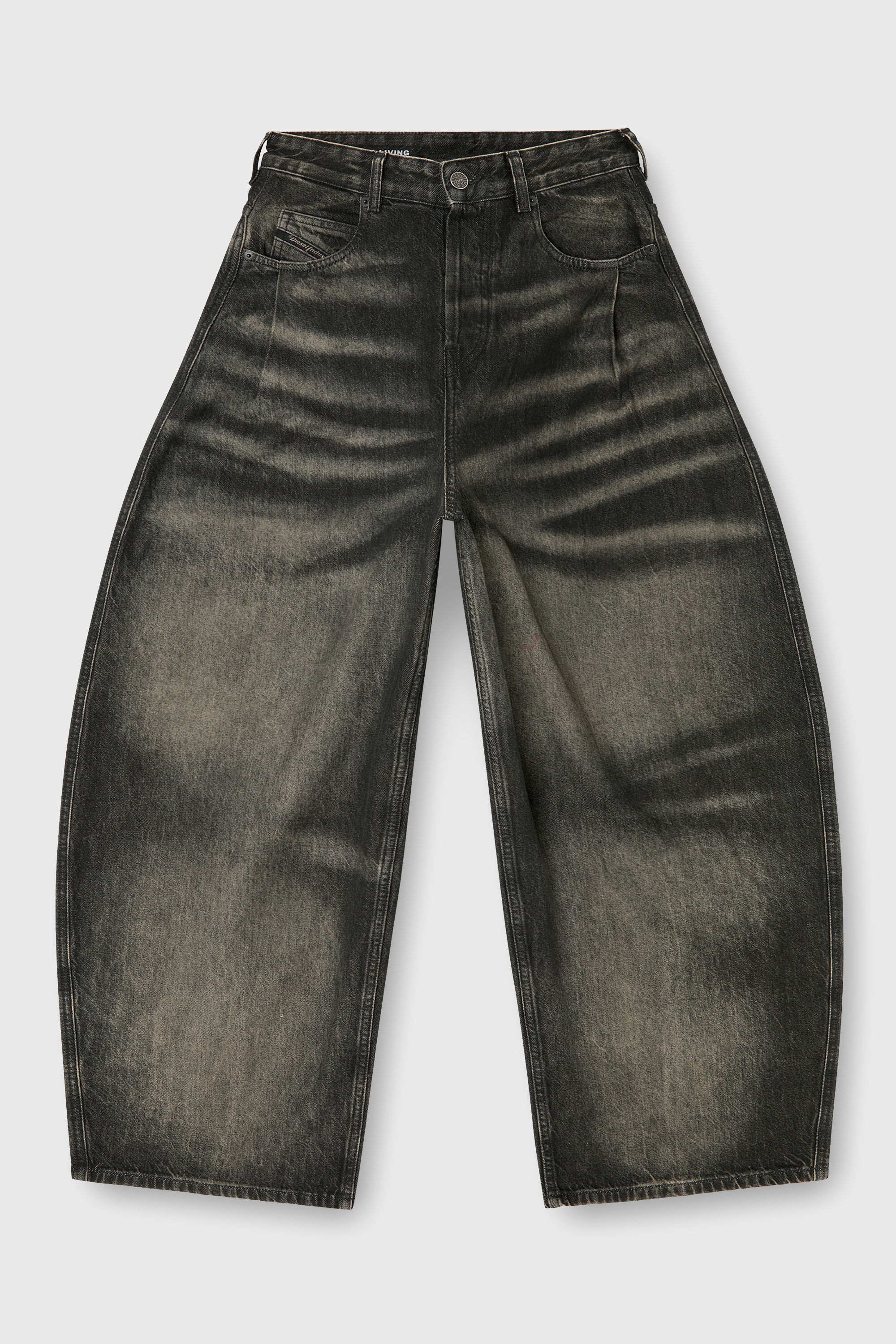Diesel - Relaxed Jeans 1987 D-Khelz 09R33 Donna, Nero/Grigio scuro - Image 6