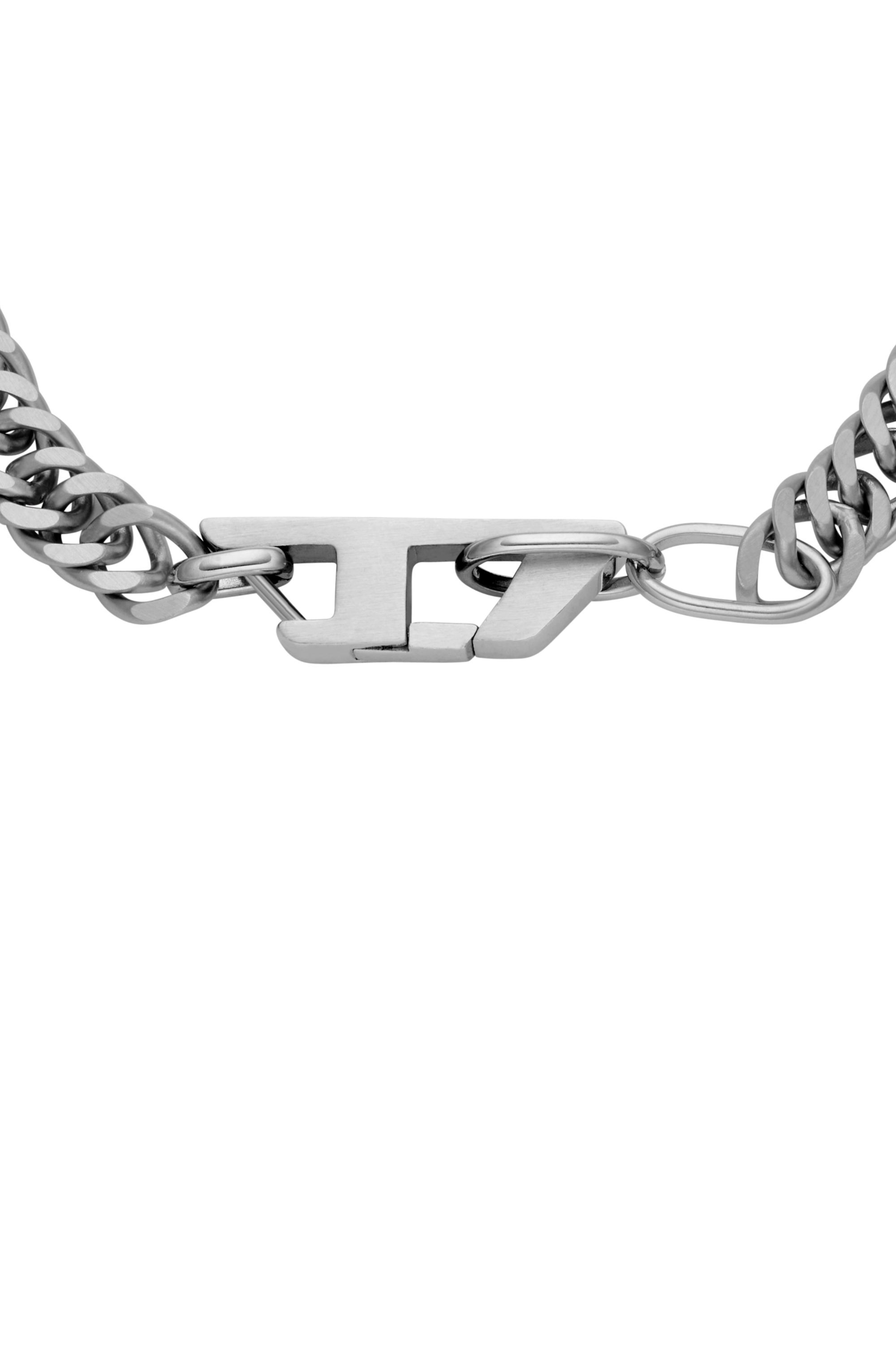 Diesel - DX1510, Bracciale a catena in acciaio inossidabile Unisex in Argento - 2