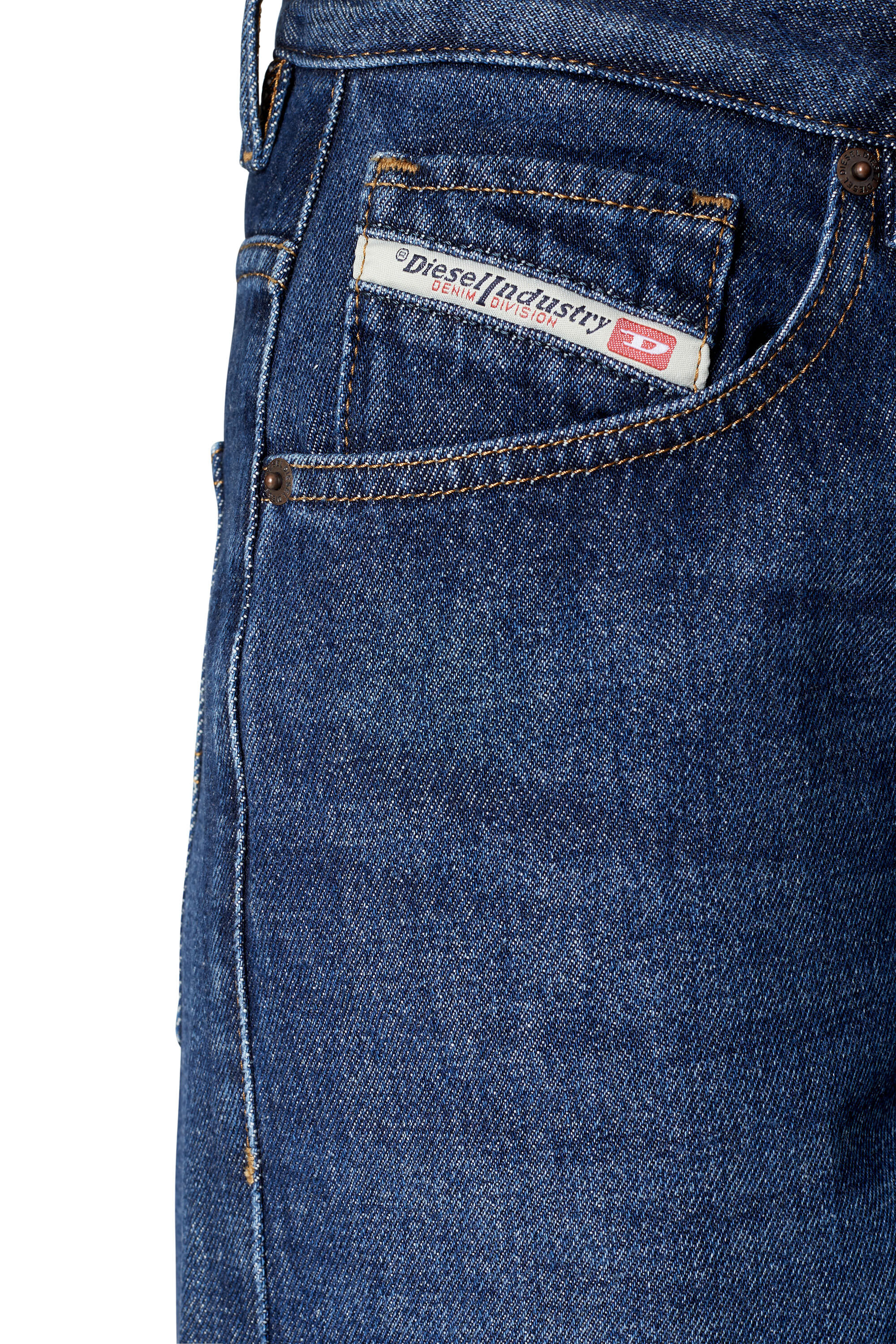 Diesel - Straight Jeans 1999 D-Reggy 09C03, Blu Scuro - Image 6