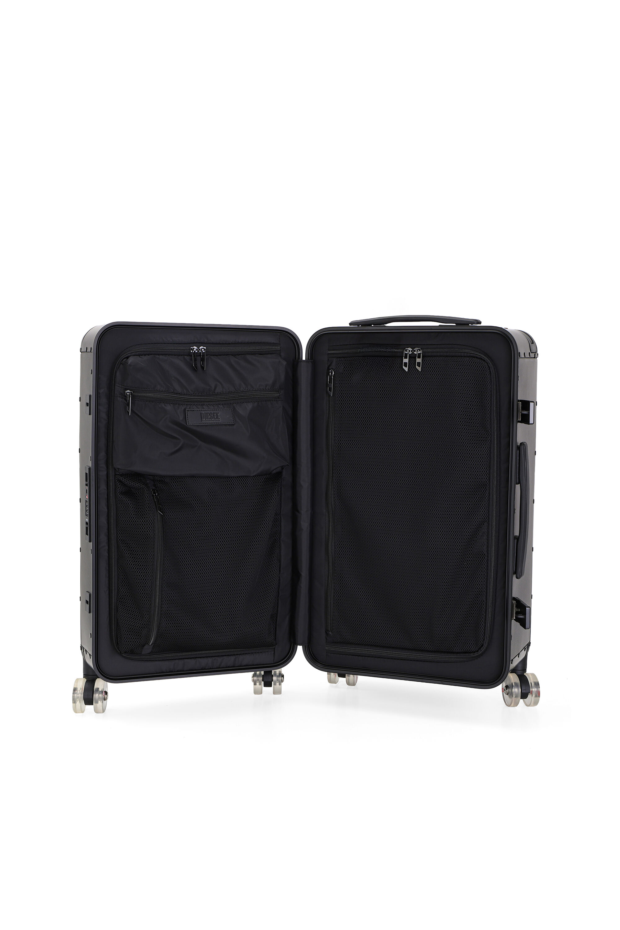 Diesel - DSL CARBON FIBER TROLLEY-BLACK- DSL001, Valigia in fibra di carbonio taglia M Unisex in Nero - 3