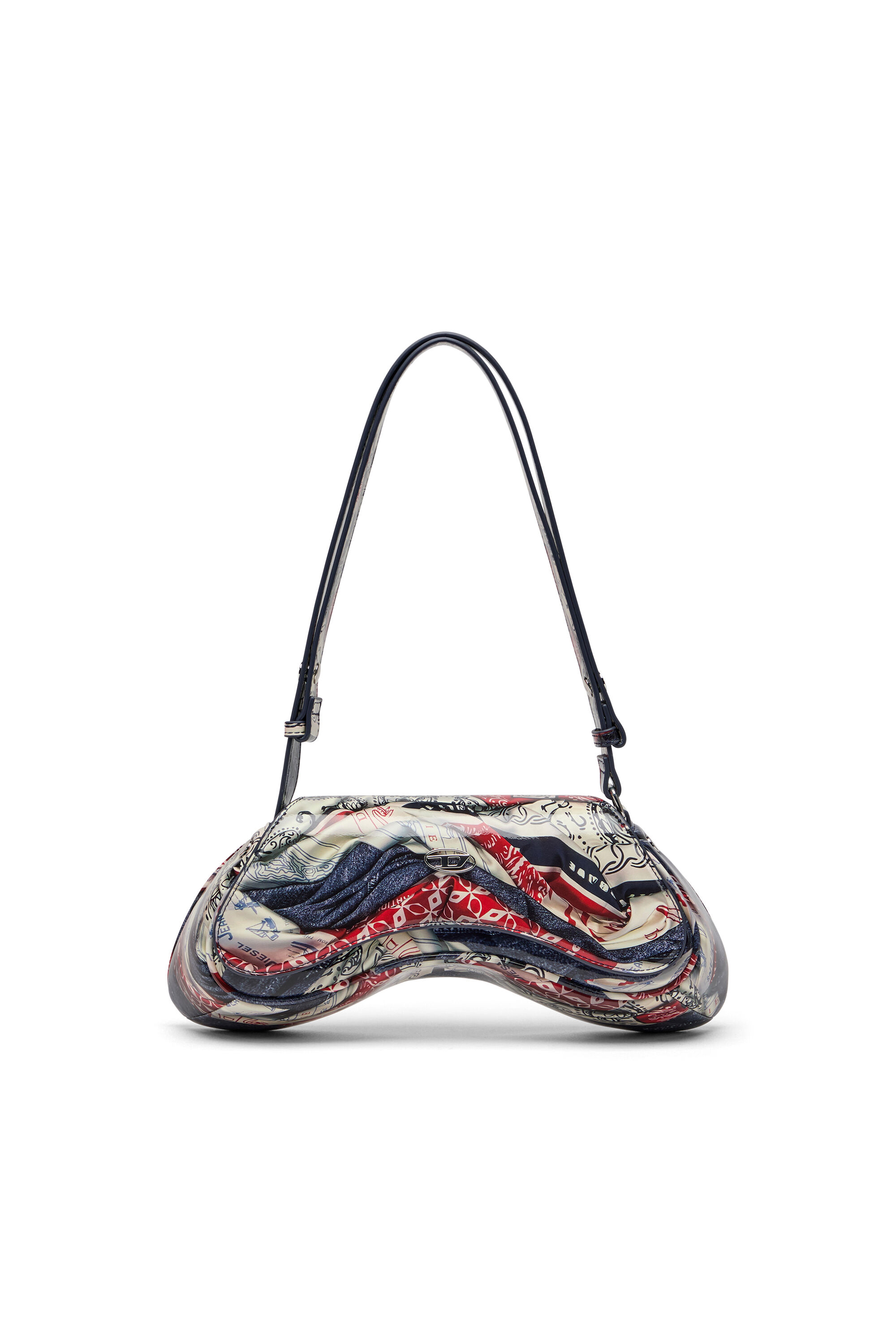Diesel - PLAY CROSSBODY, Play-Borsa in PU stampato lucido Donna in Multicolor - 1