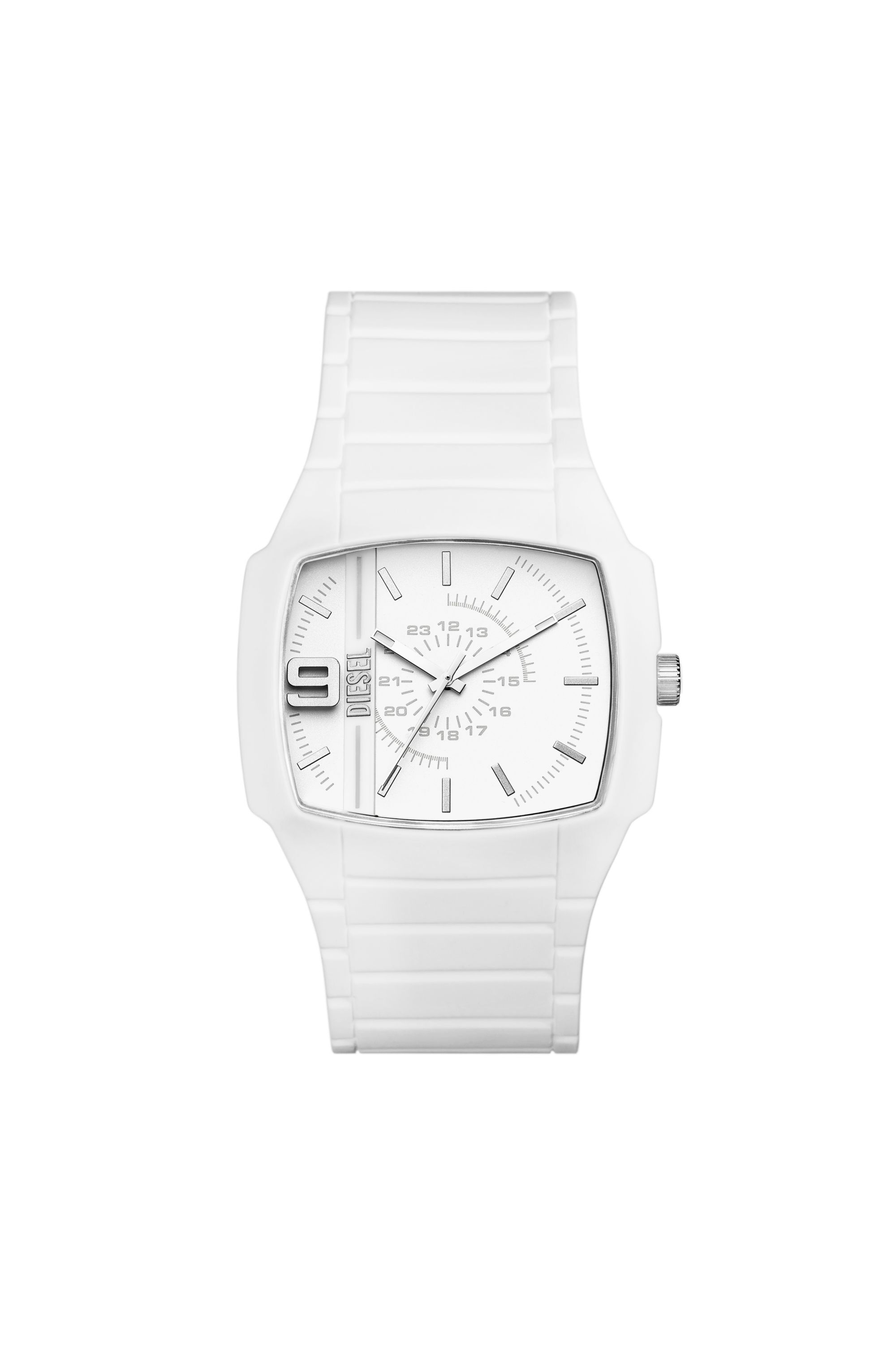 Orologio Cliffhanger 2.0 in silicone bianco Uomo Bianco Diesel