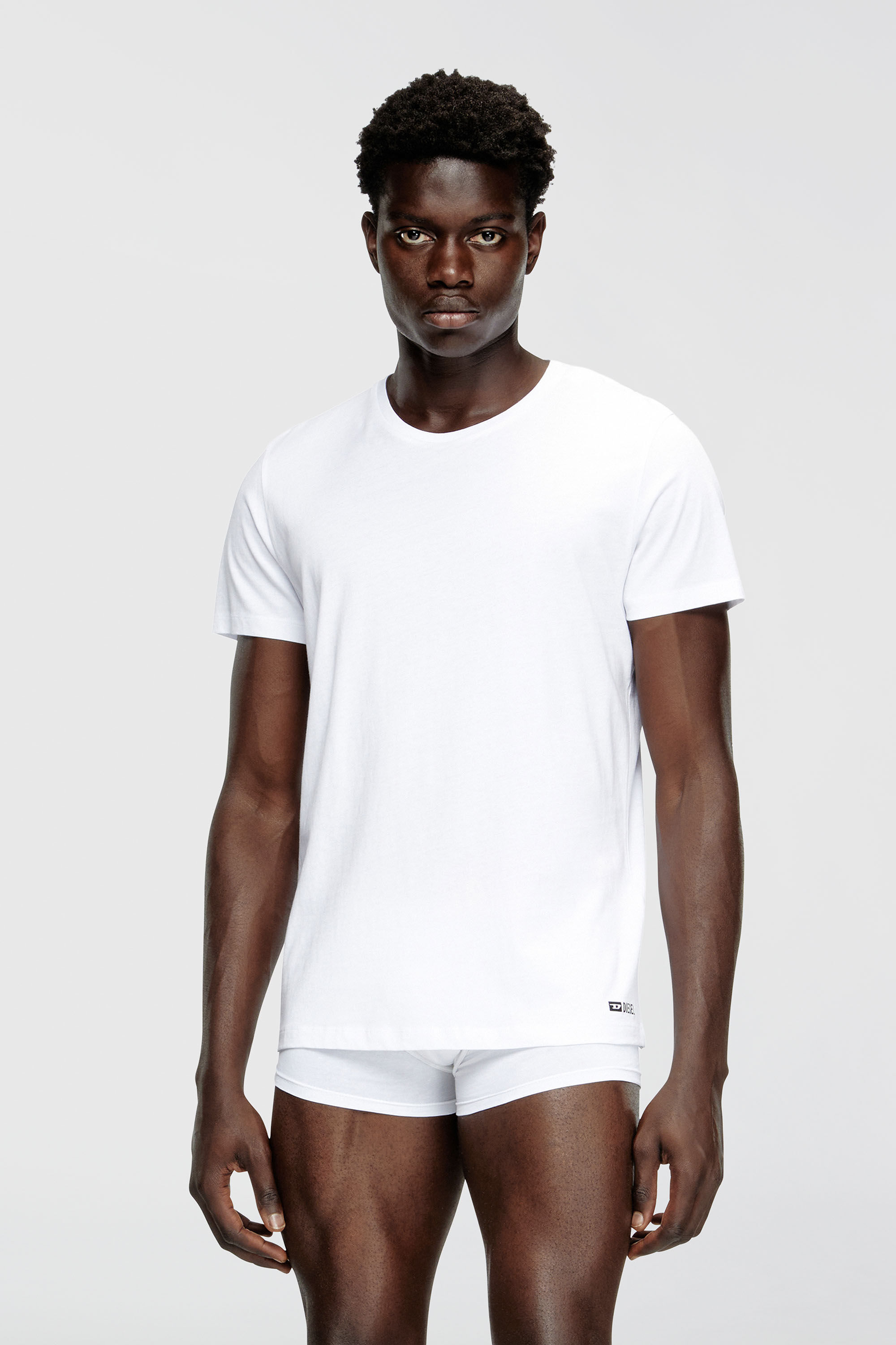 Diesel - RANDAL-D-BOX-3PACK, Set da tre T-shirt Uomo in Bianco - 3