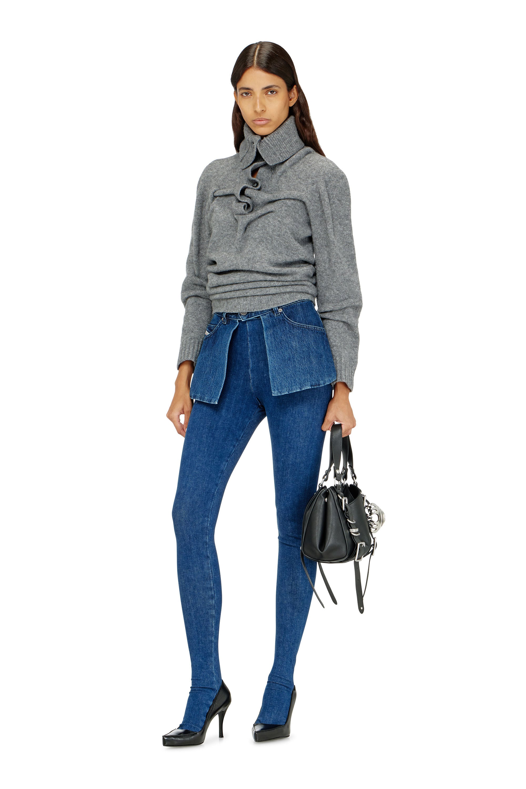 Diesel - Skinny Jeans D-Spika 09R31 Donna, Blu Scuro - Image 1