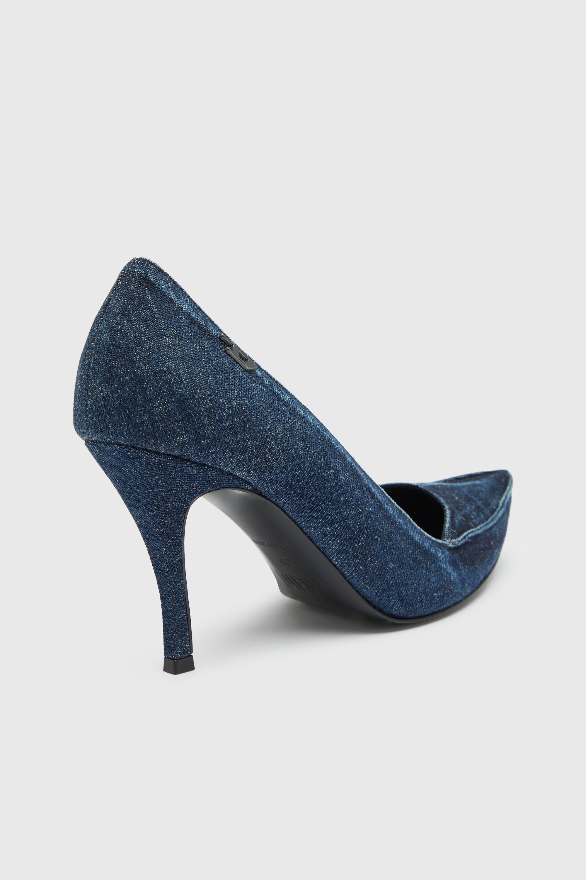 Diesel - D-LUCETTE-90-PUMP D, D-Lucette-D&eacute;collet&eacute; in denim Donna in ToBeDefined - 5
