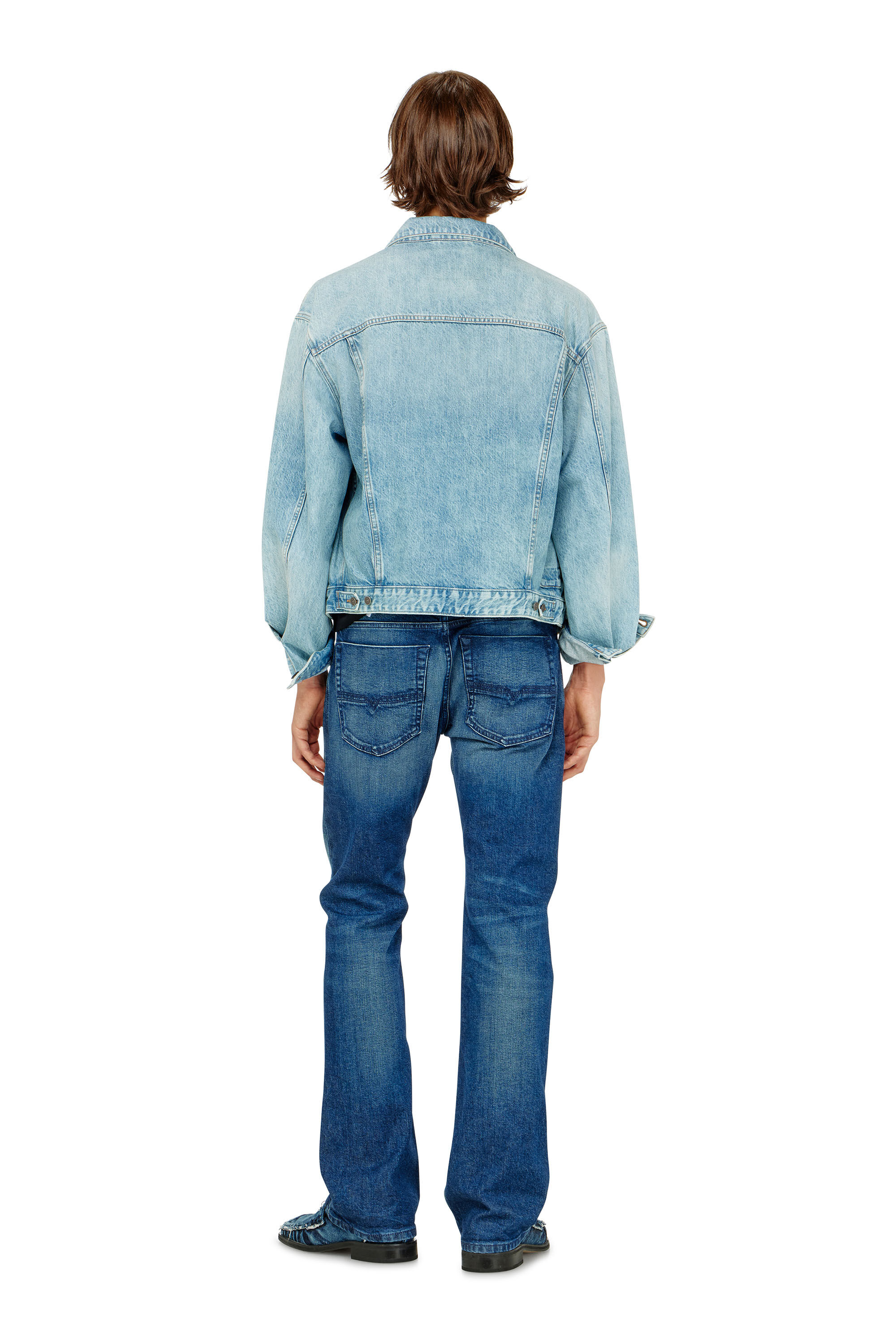 Diesel - Bootcut Jeans 2007 Zatiny 09L51 Uomo, Blu Scuro - Image 3