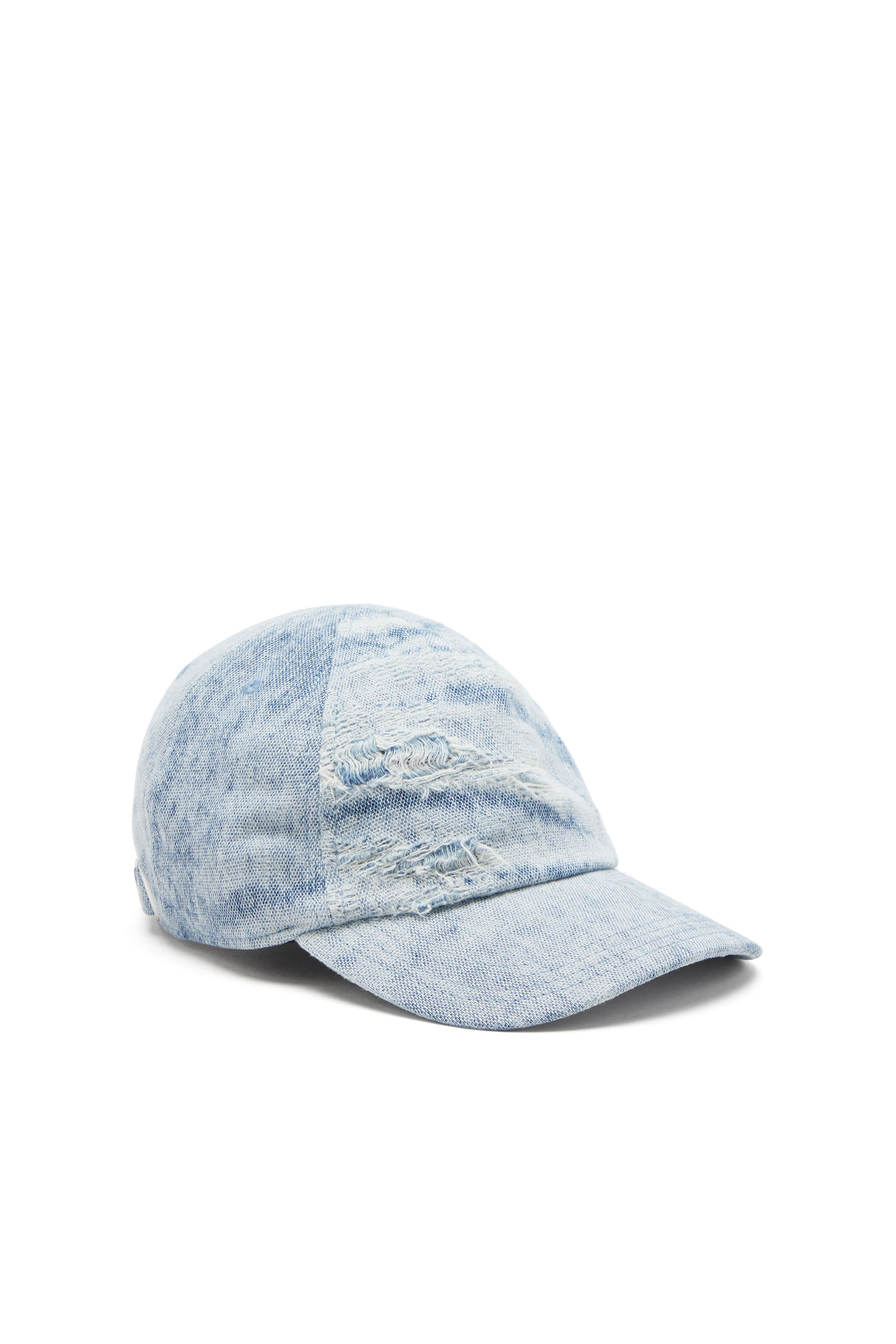 Diesel - C-FEEL, Cappellino da baseball con trattamento denim Uomo in Blu - 1