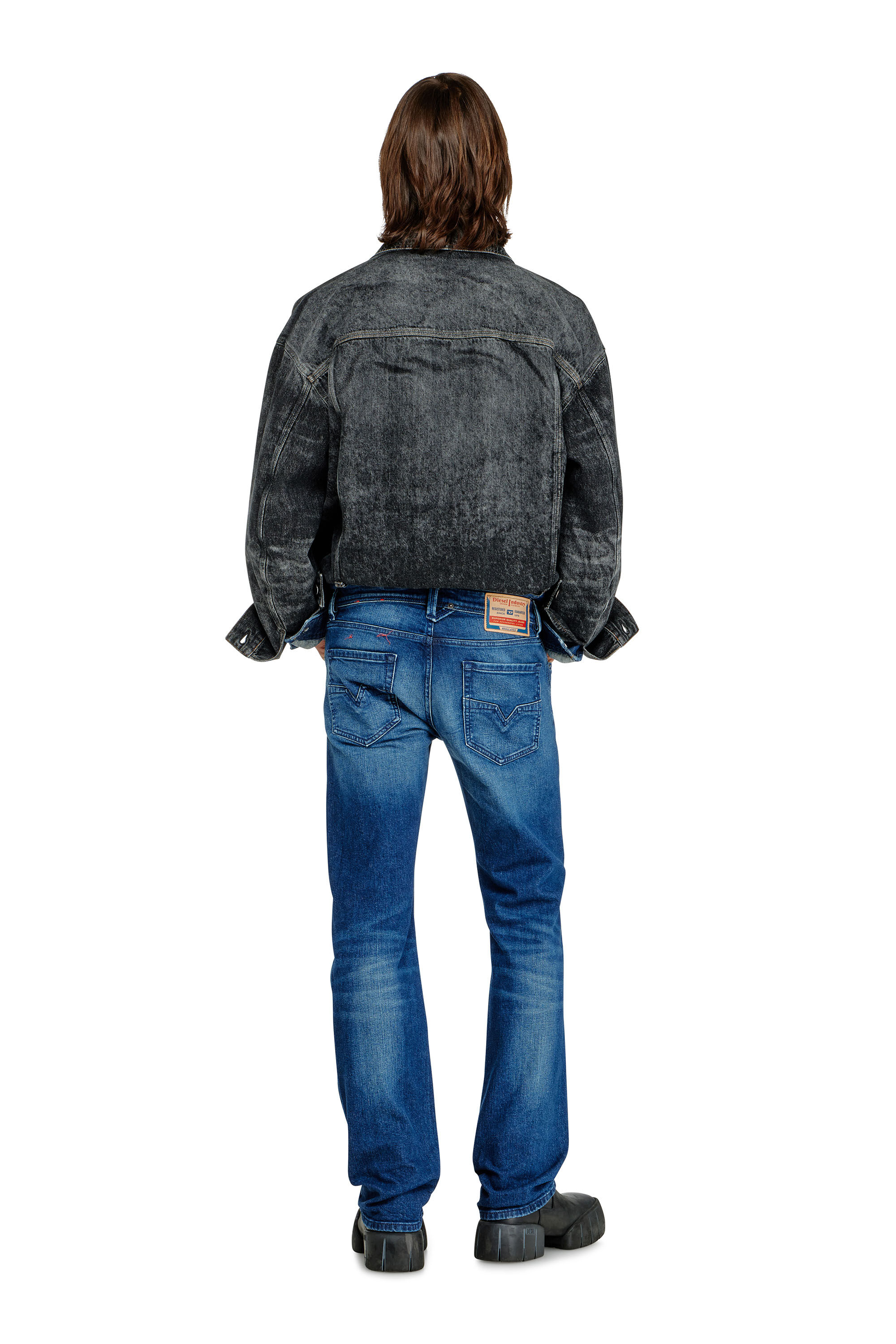 Diesel - Regular Jeans 1985 Larkee 09L51 Uomo, Blu Scuro - Image 3