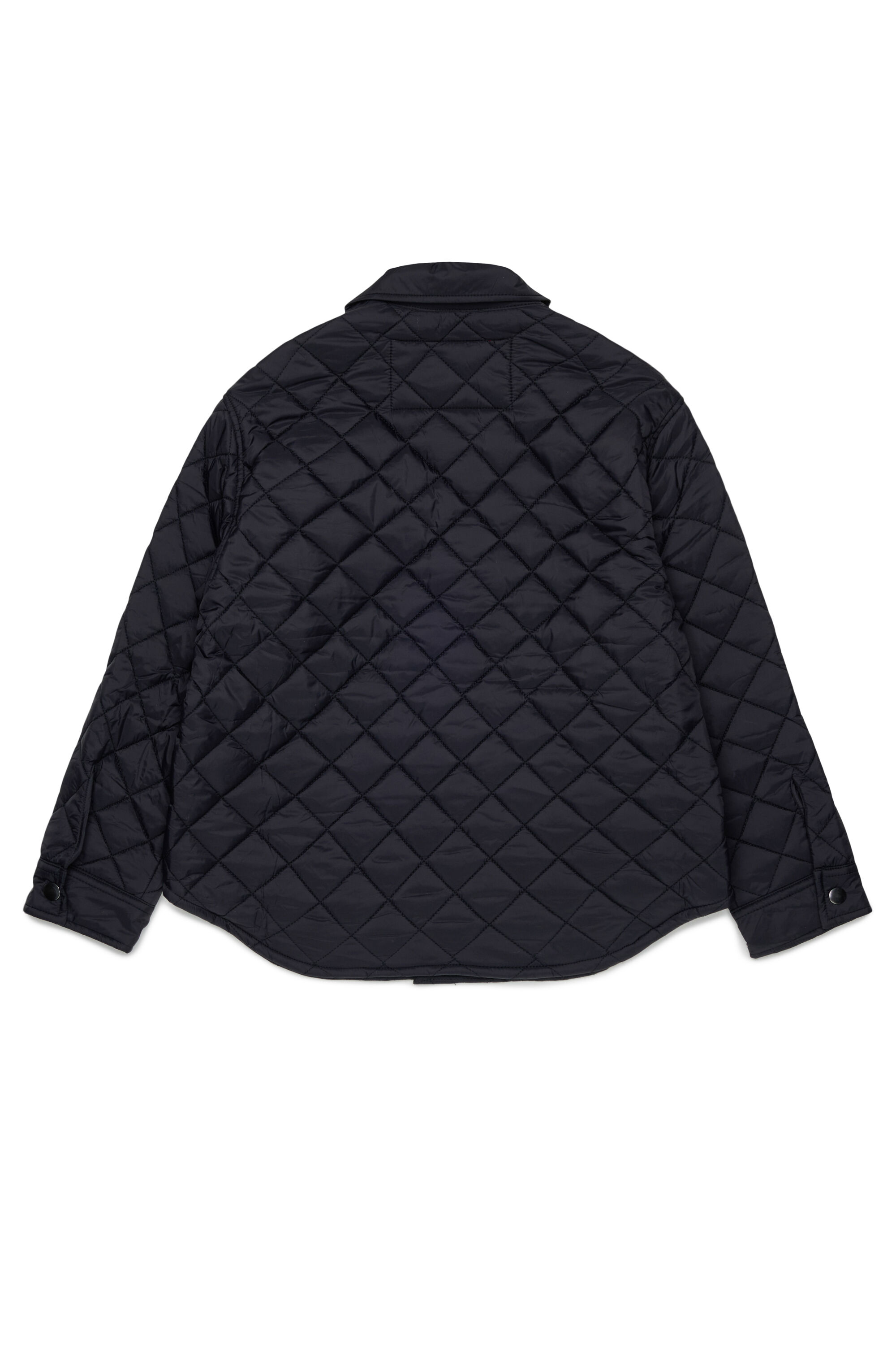 Diesel - JMONTY, Giacca camicia in nylon trapuntato Unisex in Nero - 2