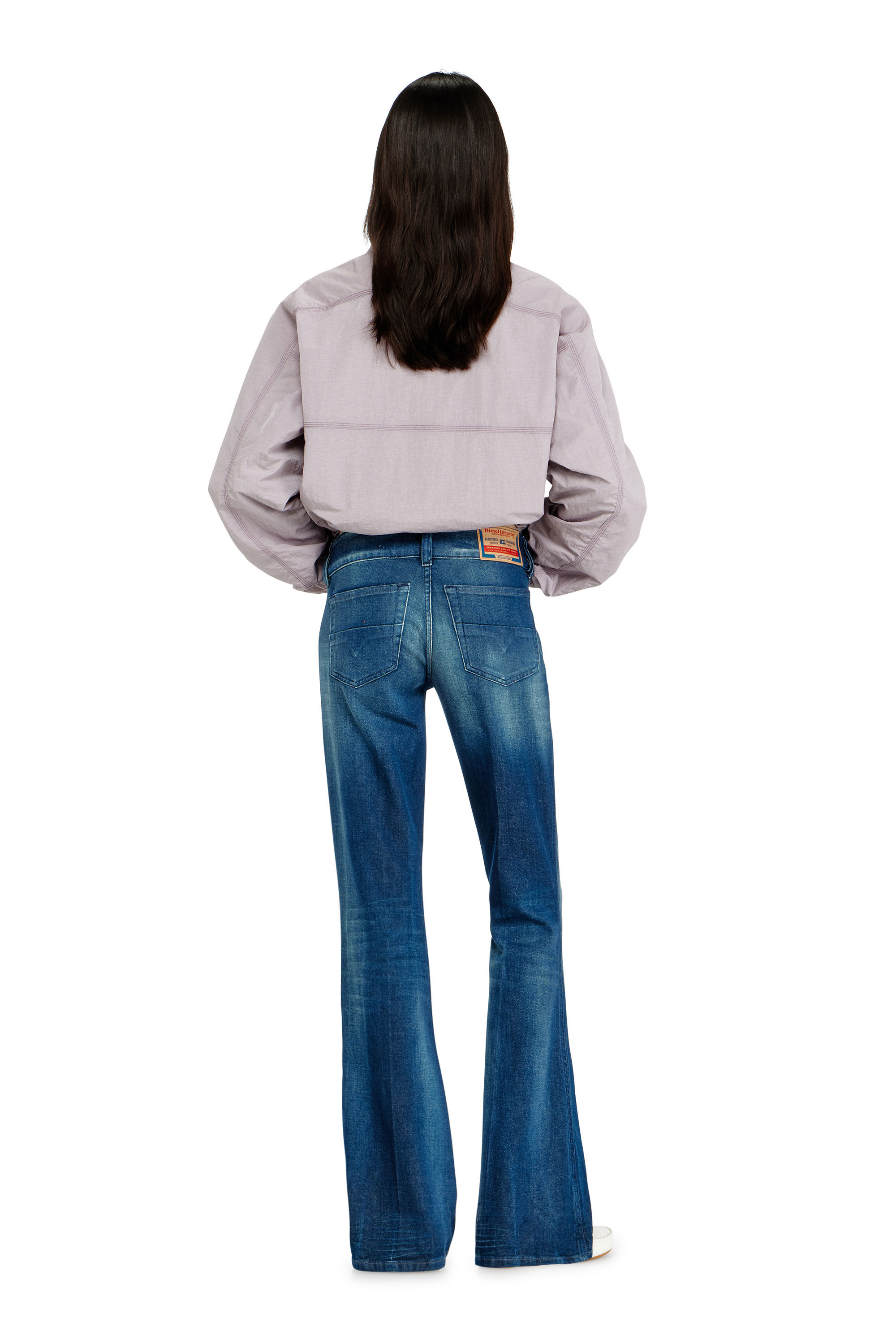 Diesel - Bootcut Jeans D-Hush 0ADBQ Donna, Blu - Image 3