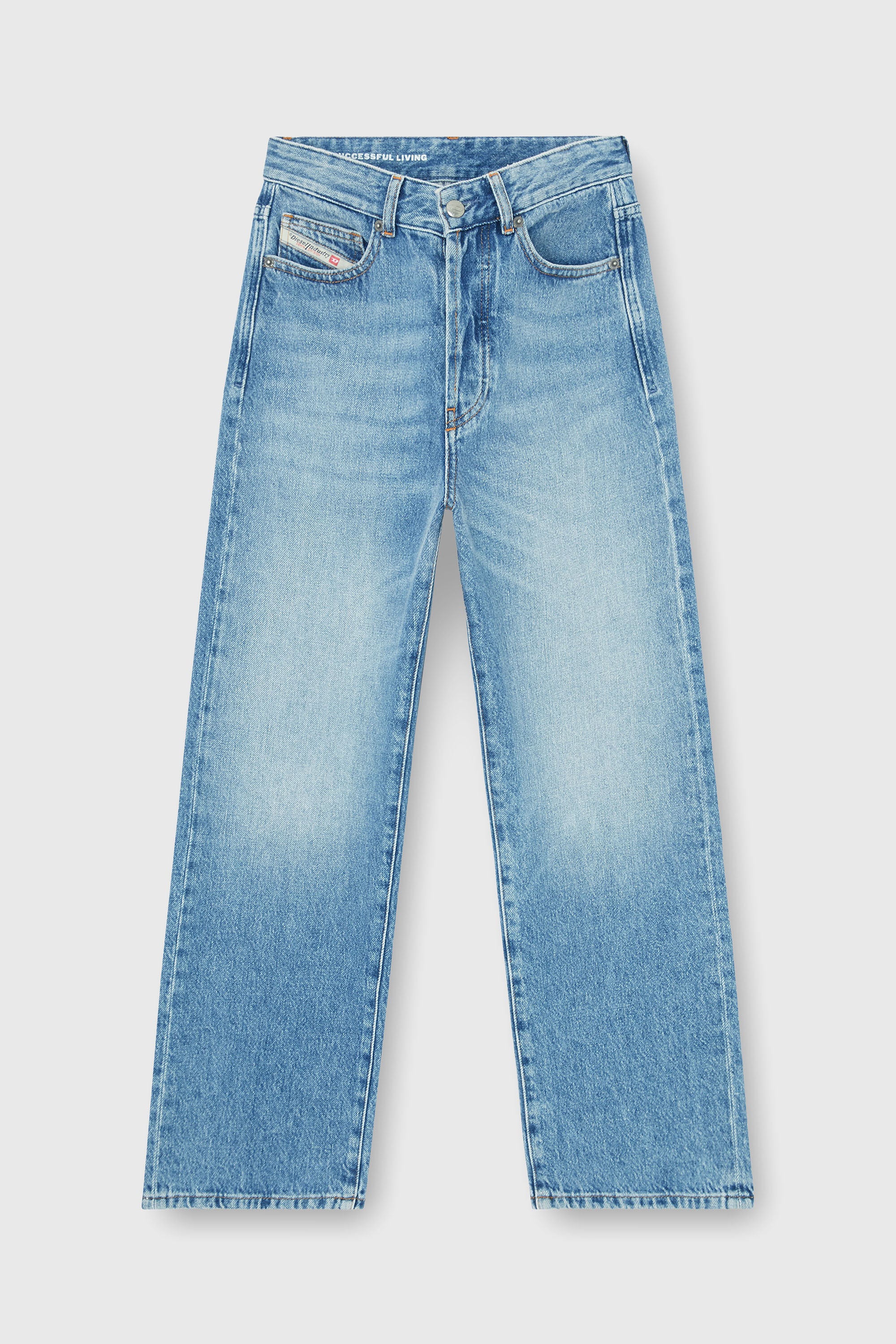 Diesel - Regular Jeans 1981 D-Went 09Q07 Donna, Blu Chiaro - Image 6