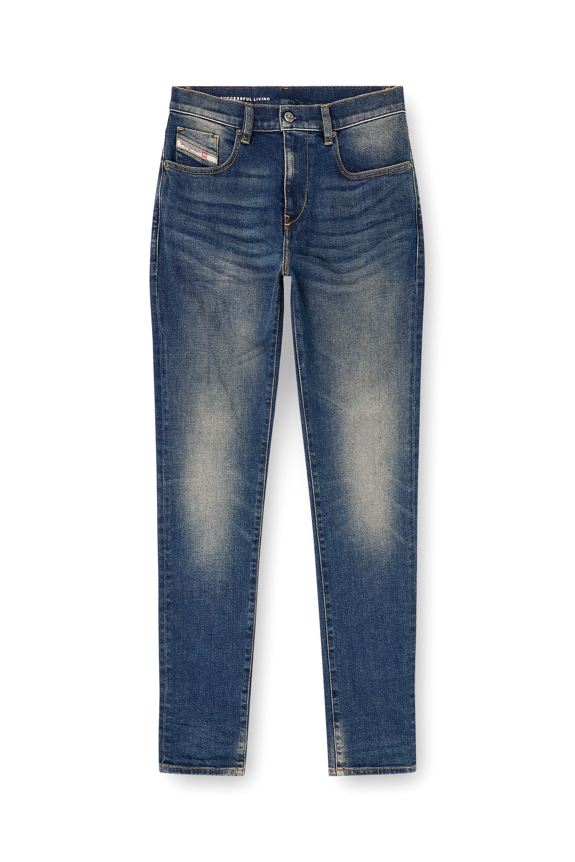 Diesel - Slim Jeans 2019 D-Strukt 09M16 Uomo, Blu Scuro - Image 2