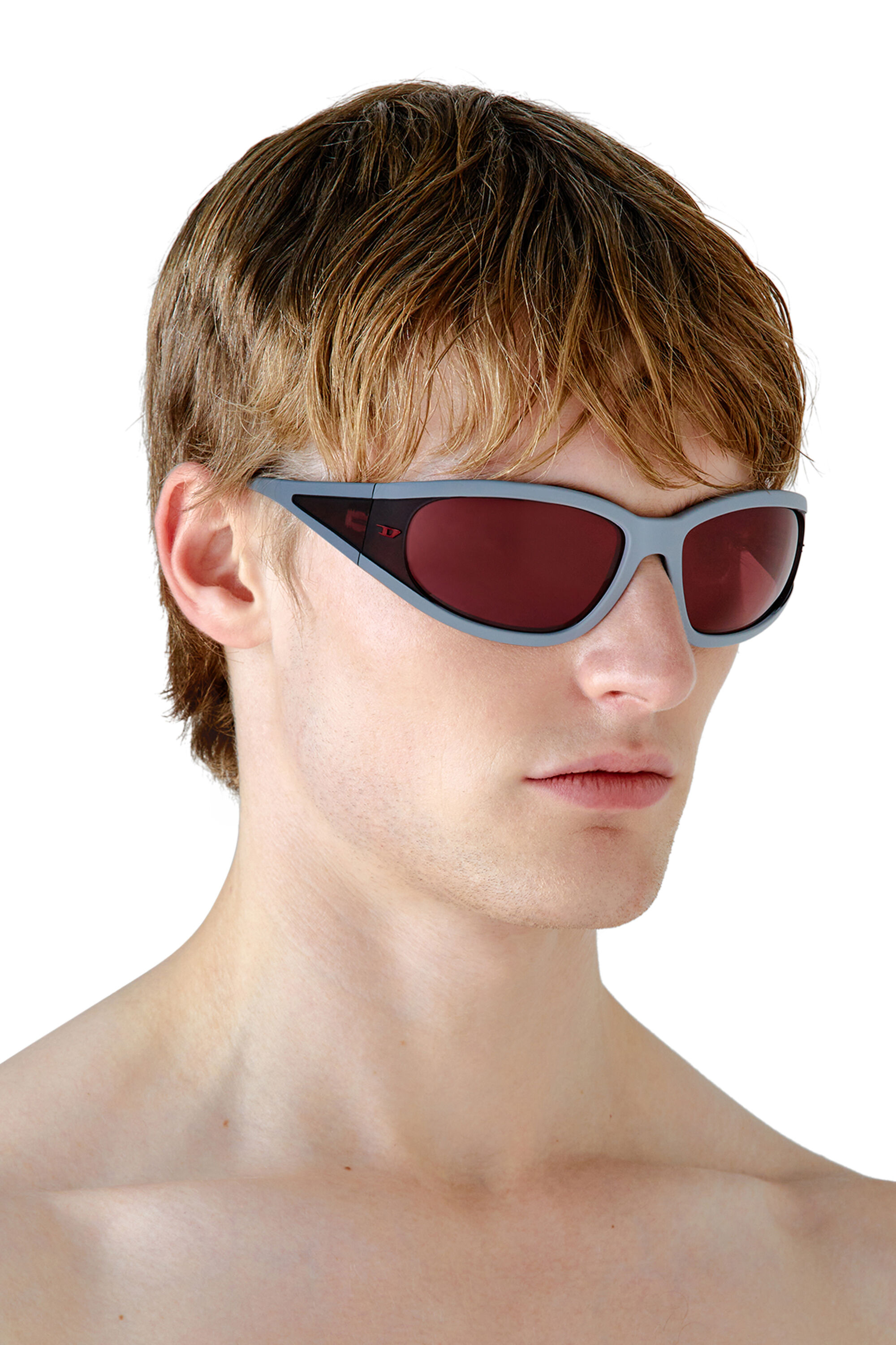 Diesel - 0DL3002, Occhiale in acetato con forma rettangolare Unisex in Multicolor - 4