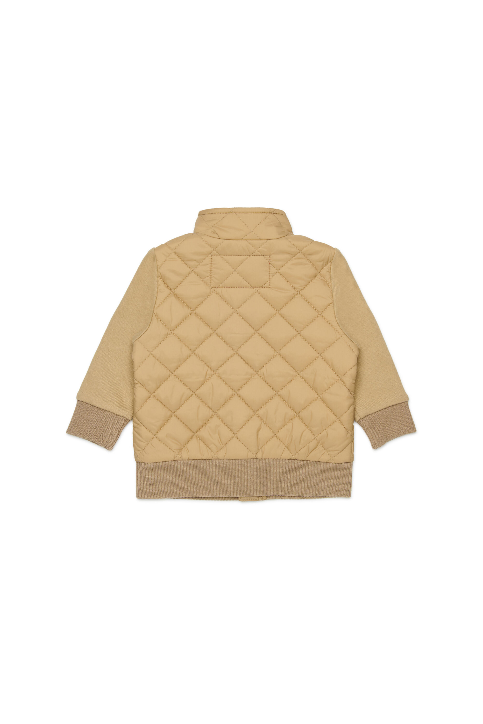 Diesel - SMONTB, Giacca in nylon trapuntato con maniche in cotone Unisex in Marrone - 2