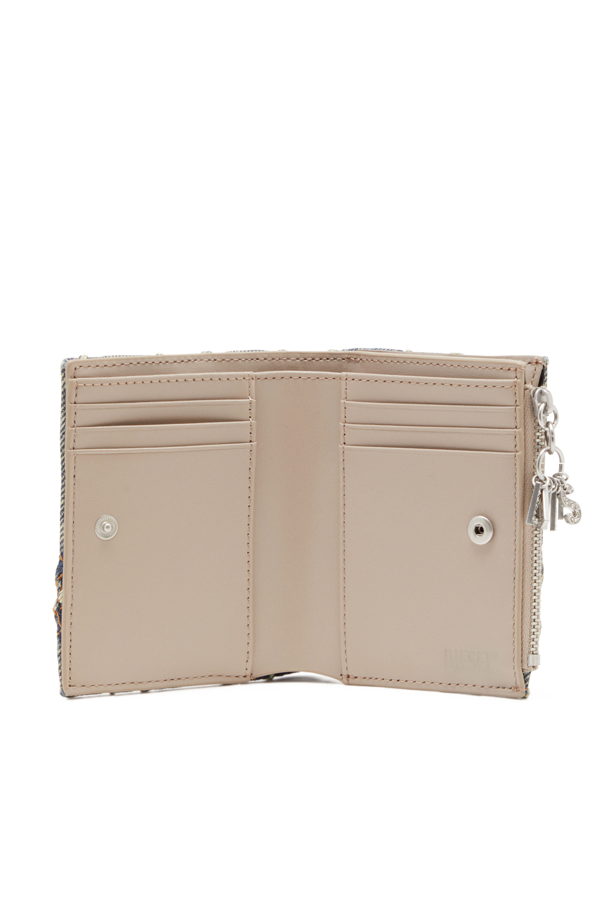 Diesel - CHARM D- BI FOLD ZIP II, Blu - Image 3